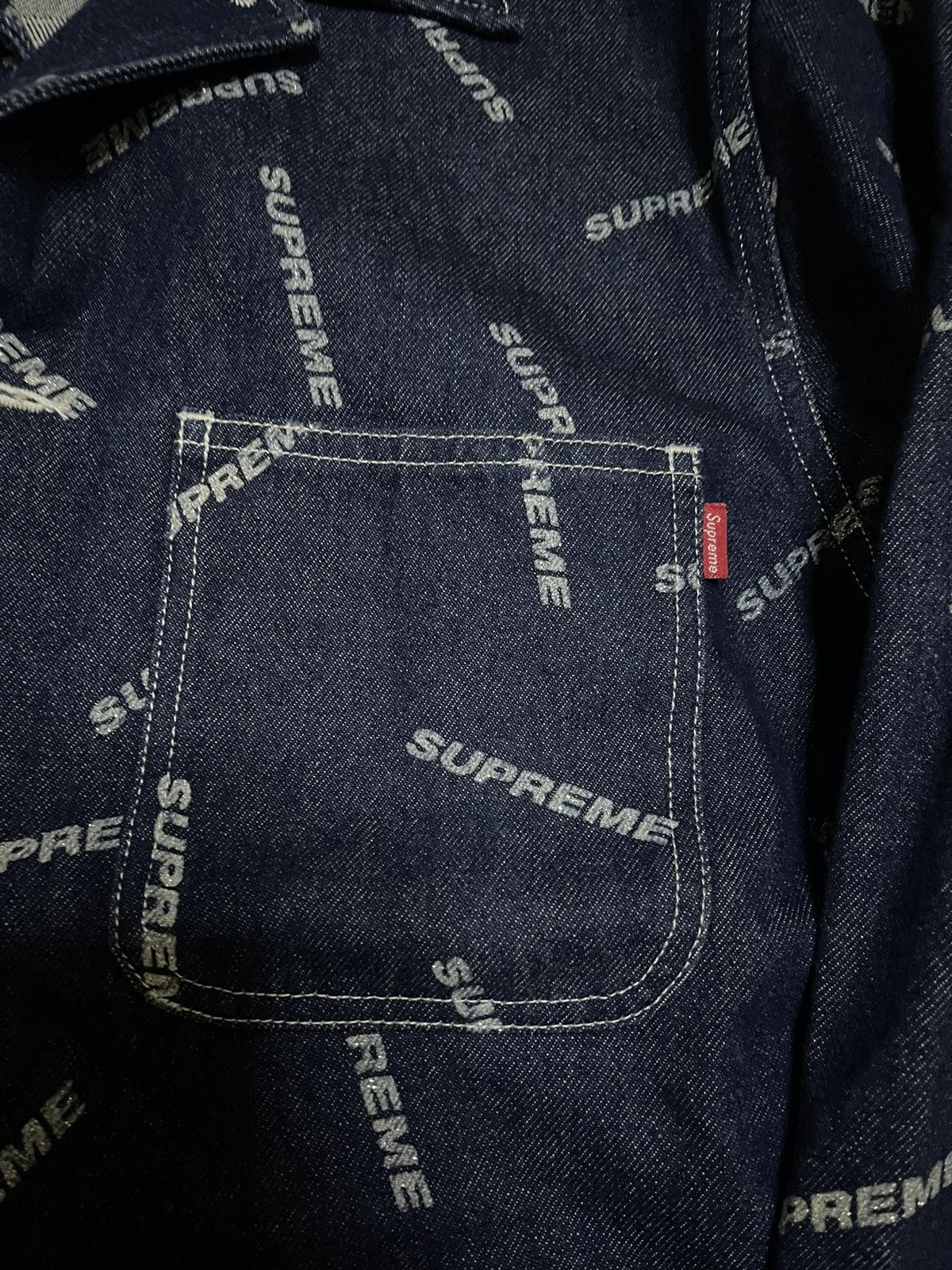 Supreme Supreme 17ss denim chore coat jacket Size US M / EU 48-50 / 2 - 3 Thumbnail