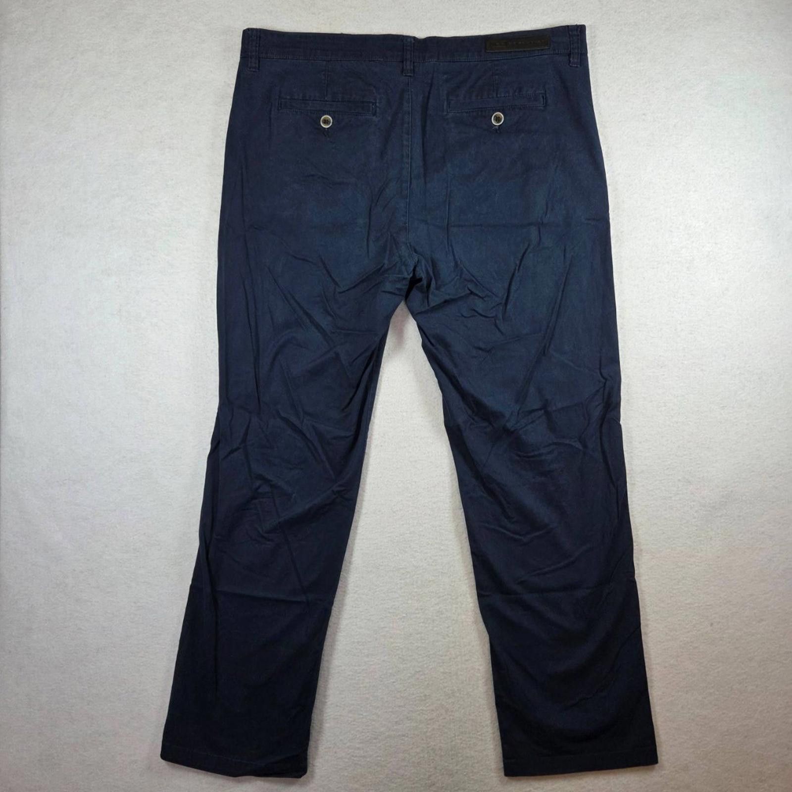 Other IKE By Ike Behar Mens Chino Pants Size 36x32 Dark Blue Size US 36 / EU 52 - 2 Thumbnail