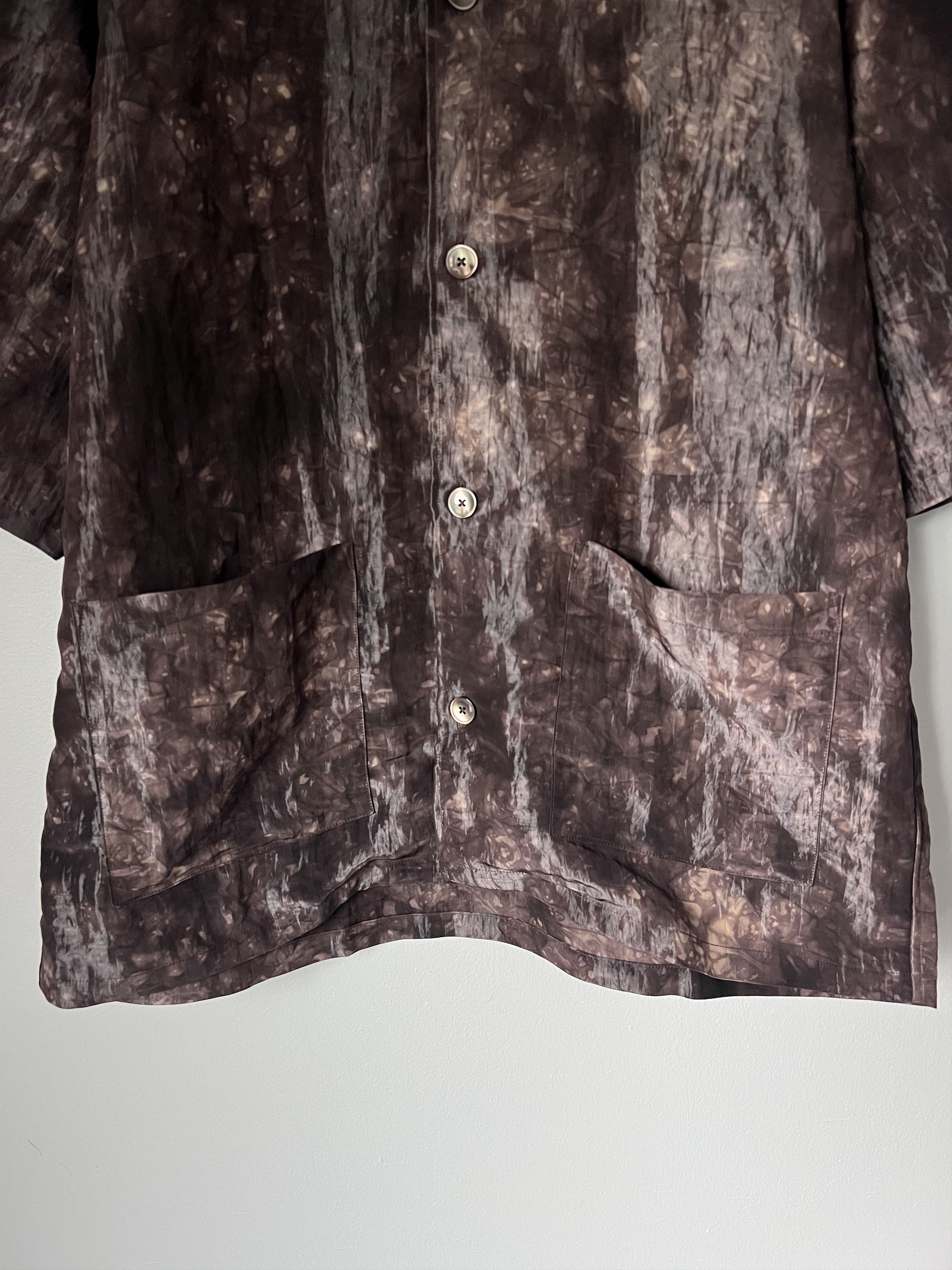 Needles Needles Uneven Dye Cabana Shirt in Brown Size US XL / EU 56 / 4 - 3 Thumbnail