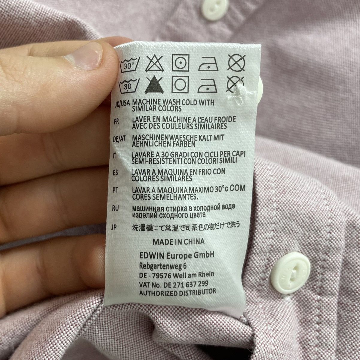 Edwin × Japanese Brand Edwin Shirt Size US S / EU 44-46 / 1 - 10 Thumbnail