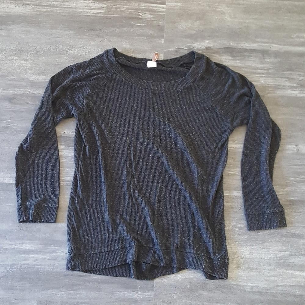 Designer Dark Grey Basic Sweater Long Sleeve Size M / US 6-8 / IT 42-44 - 1 Thumbnail