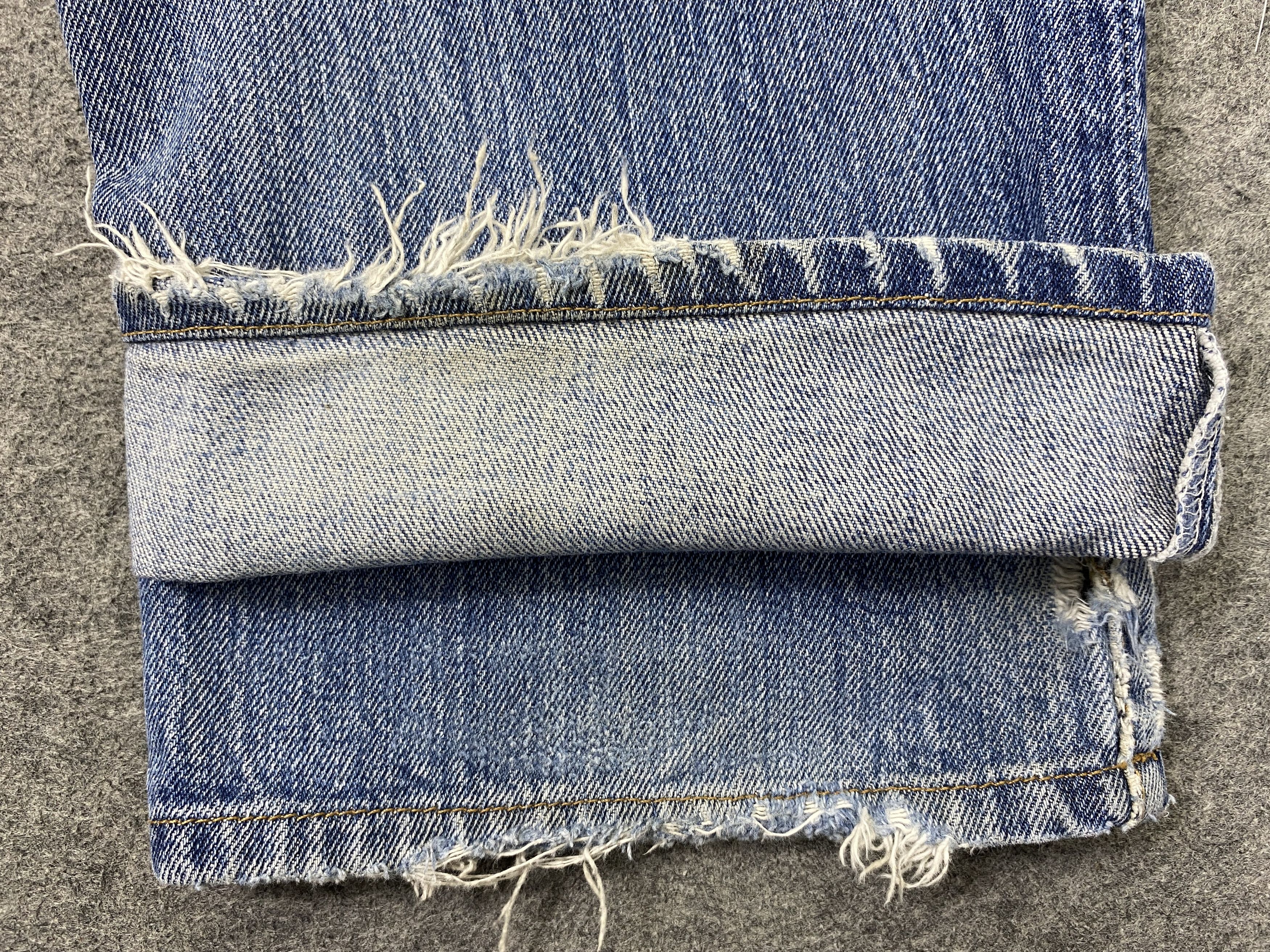 Japanese Brand Distressed Blue Vintage Levi's 501 Jeans 32x33 Denim -JN2400 Size US 32 / EU 48 - 13 Thumbnail