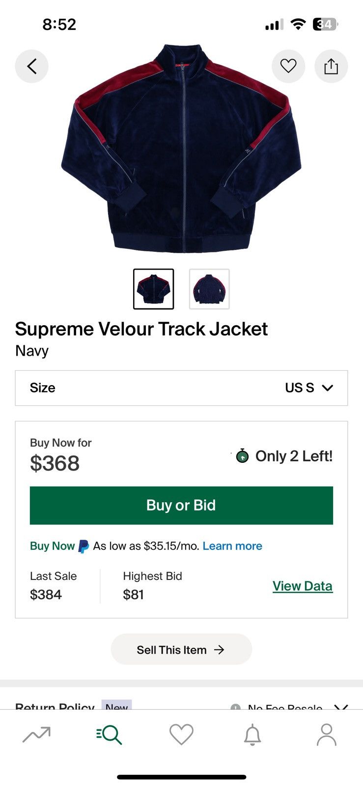 Supreme Supreme velour track suit Size US M / EU 48-50 / 2 - 1 Thumbnail