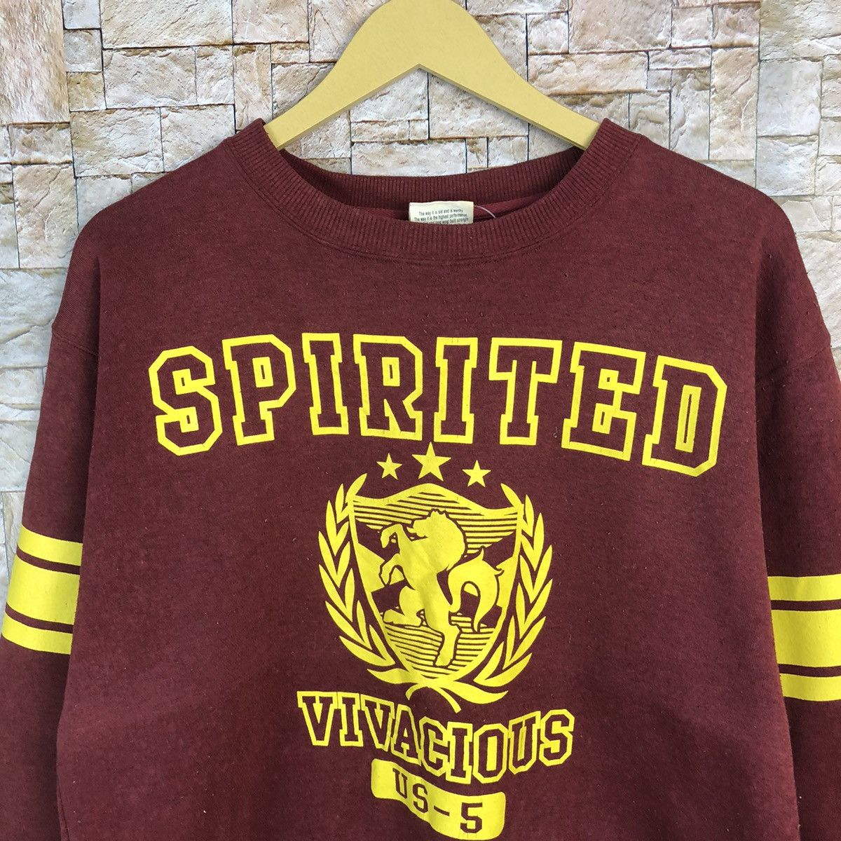 Japanese Brand × Vintage Oblo Design Maroon Sweatshirt #A424 Size US L / EU 52-54 / 3 - 5 Thumbnail