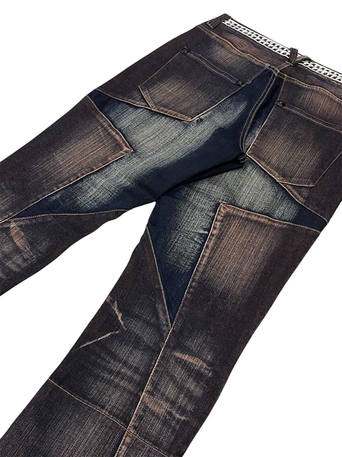 PPFM PPFM Star Mud-Wash Stretch Denim Pants Size US 30 / EU 46 - 9 Thumbnail