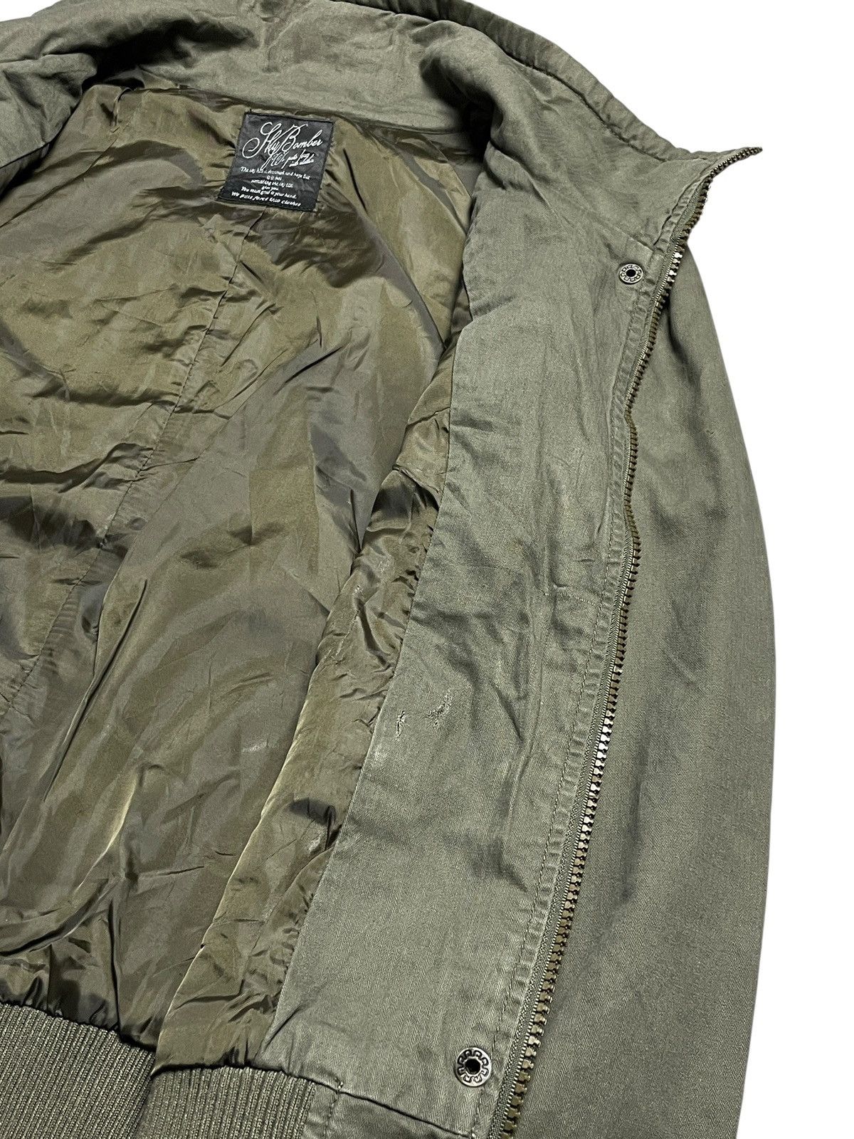 14th Addiction 2000’s Sly Bomber - Cyber Military Cargo Jacket Size US M / EU 48-50 / 2 - 3 Thumbnail