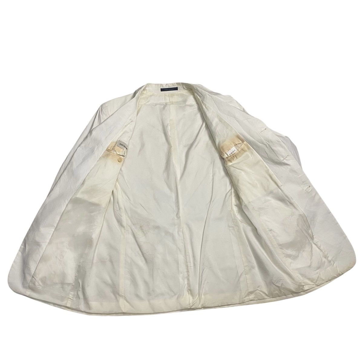 Emporio Armani × Vintage Emporio Armani white blazer coat Size 50R - 8 Thumbnail