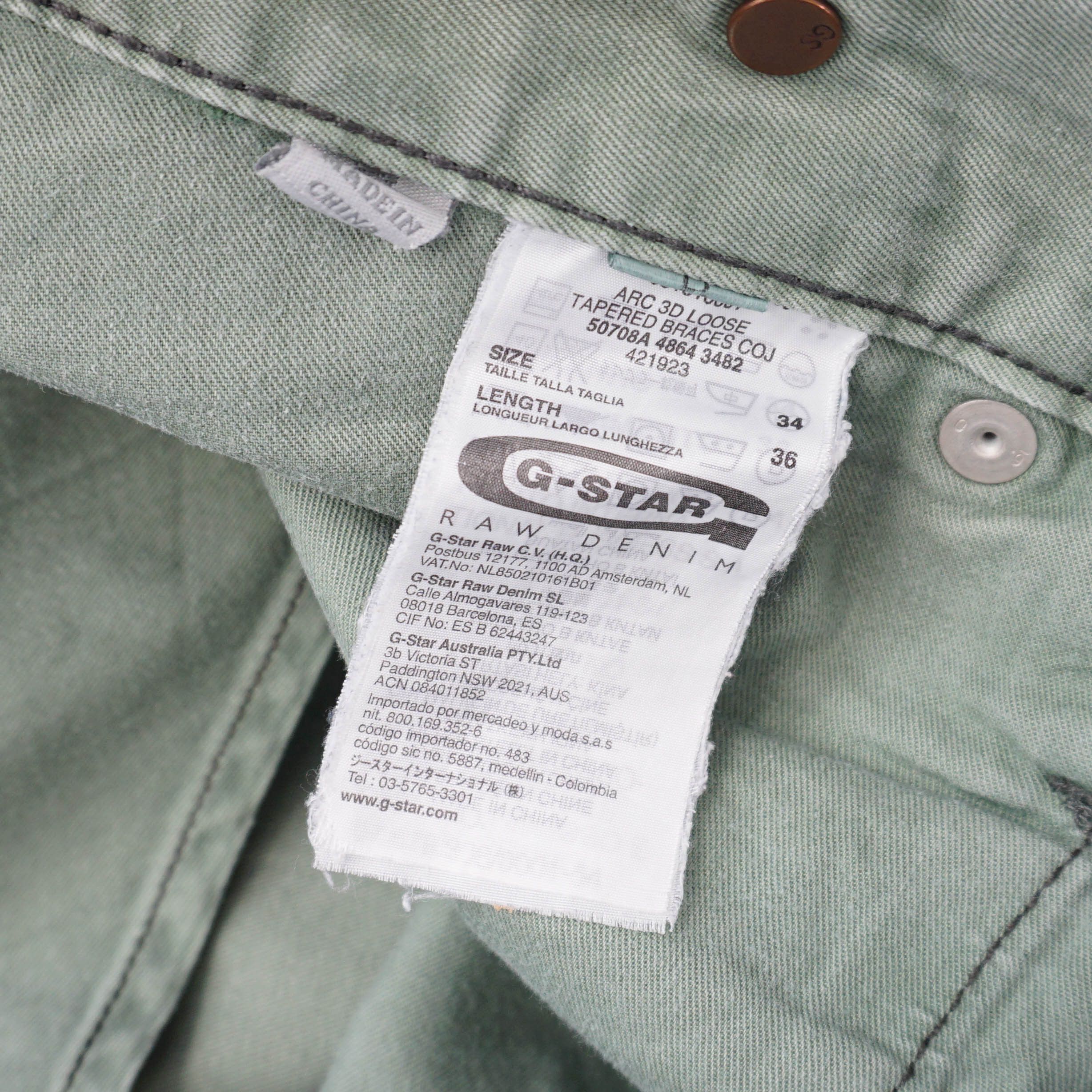 G-Star × Vintage G-Star Raw Work Jeans Size US 34 / EU 50 - 4 Thumbnail