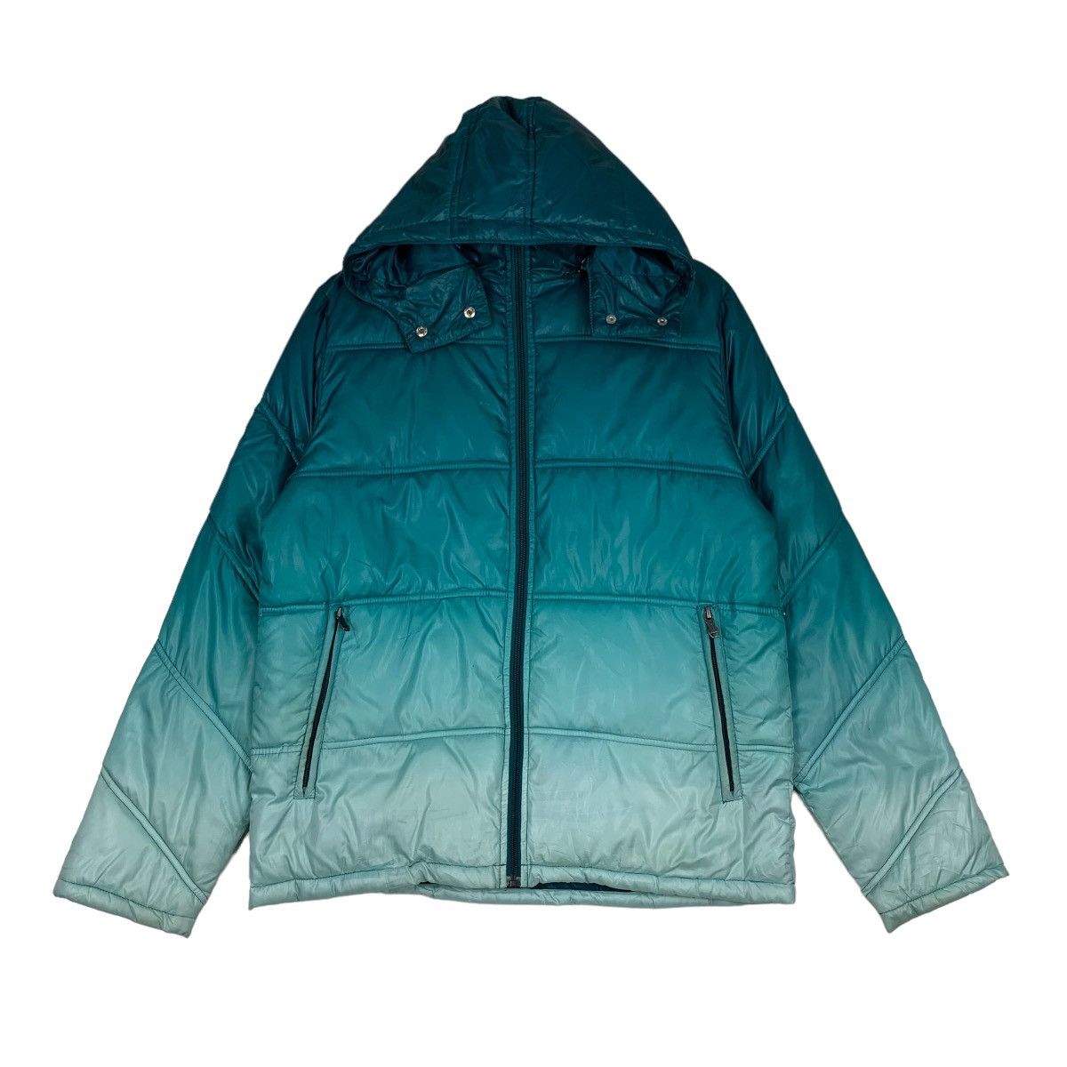 Japanese Brand TK MIXPICE Two Tone Puffer Jacket Down Jacket #0406-C19 Size US M / EU 48-50 / 2 - 1 Thumbnail