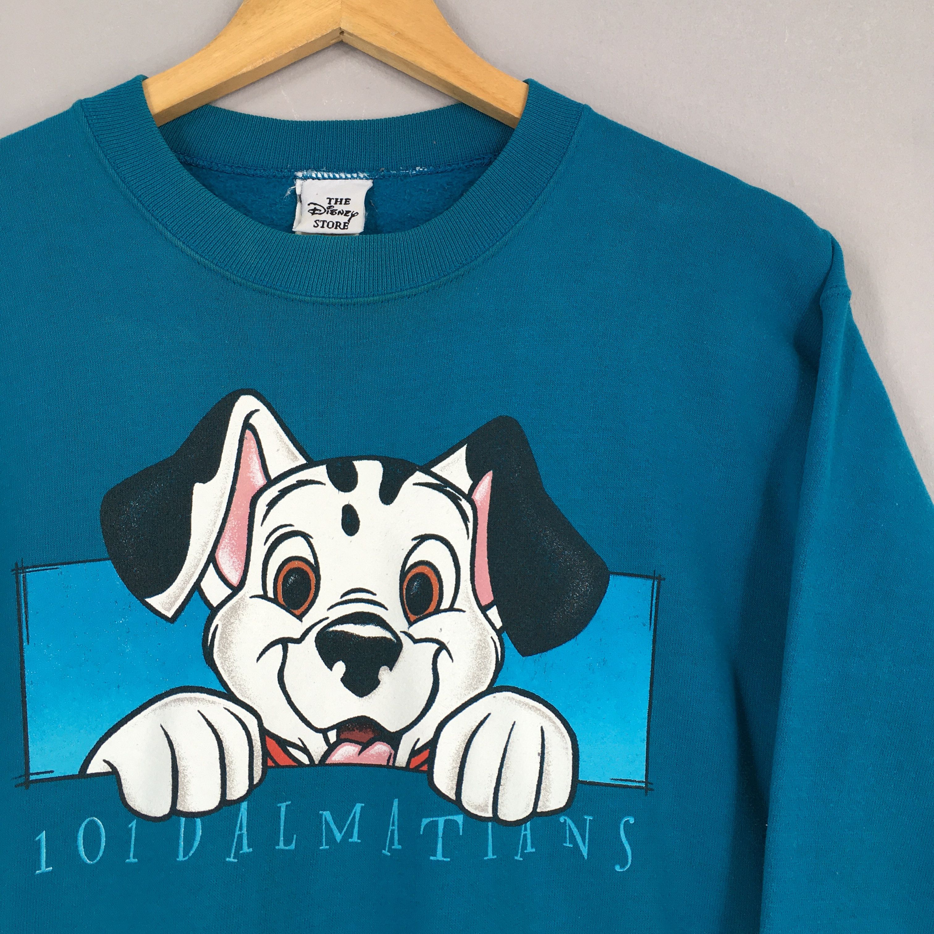 Disney × Vintage Vintage 101 Dalmatians Dog Cartoon Sweatshirt XS Size US XS / EU 42 / 0 - 2 Thumbnail