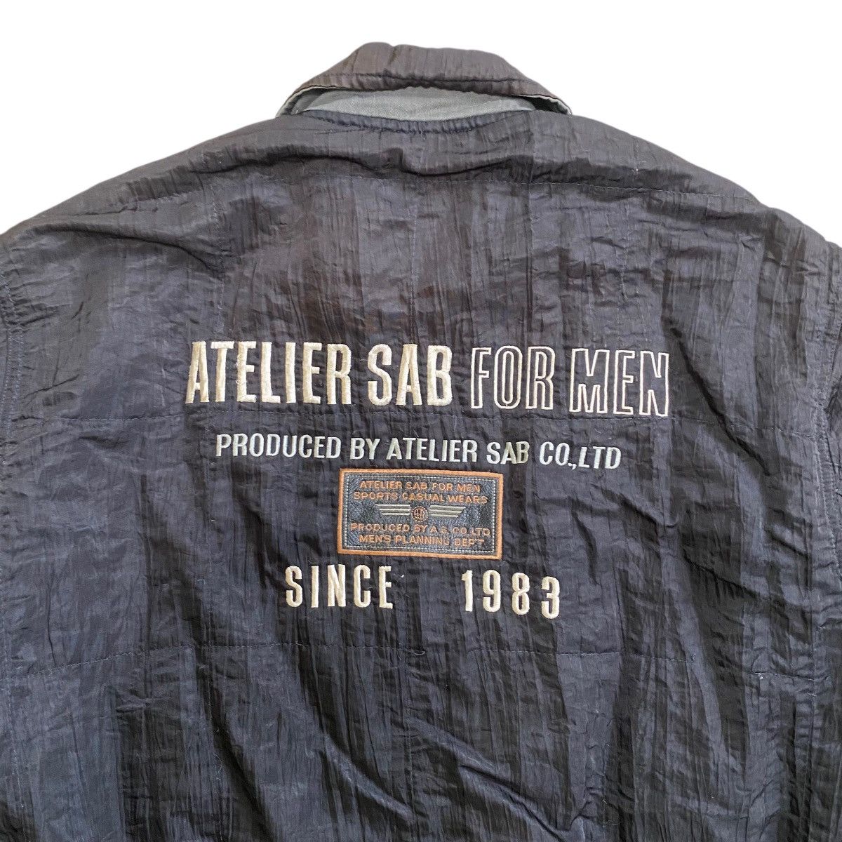 Vintage 💥 80s ATELIER SAB REVERSIBLE BOMBER JACKET Size US M / EU 48-50 / 2 - 4 Thumbnail