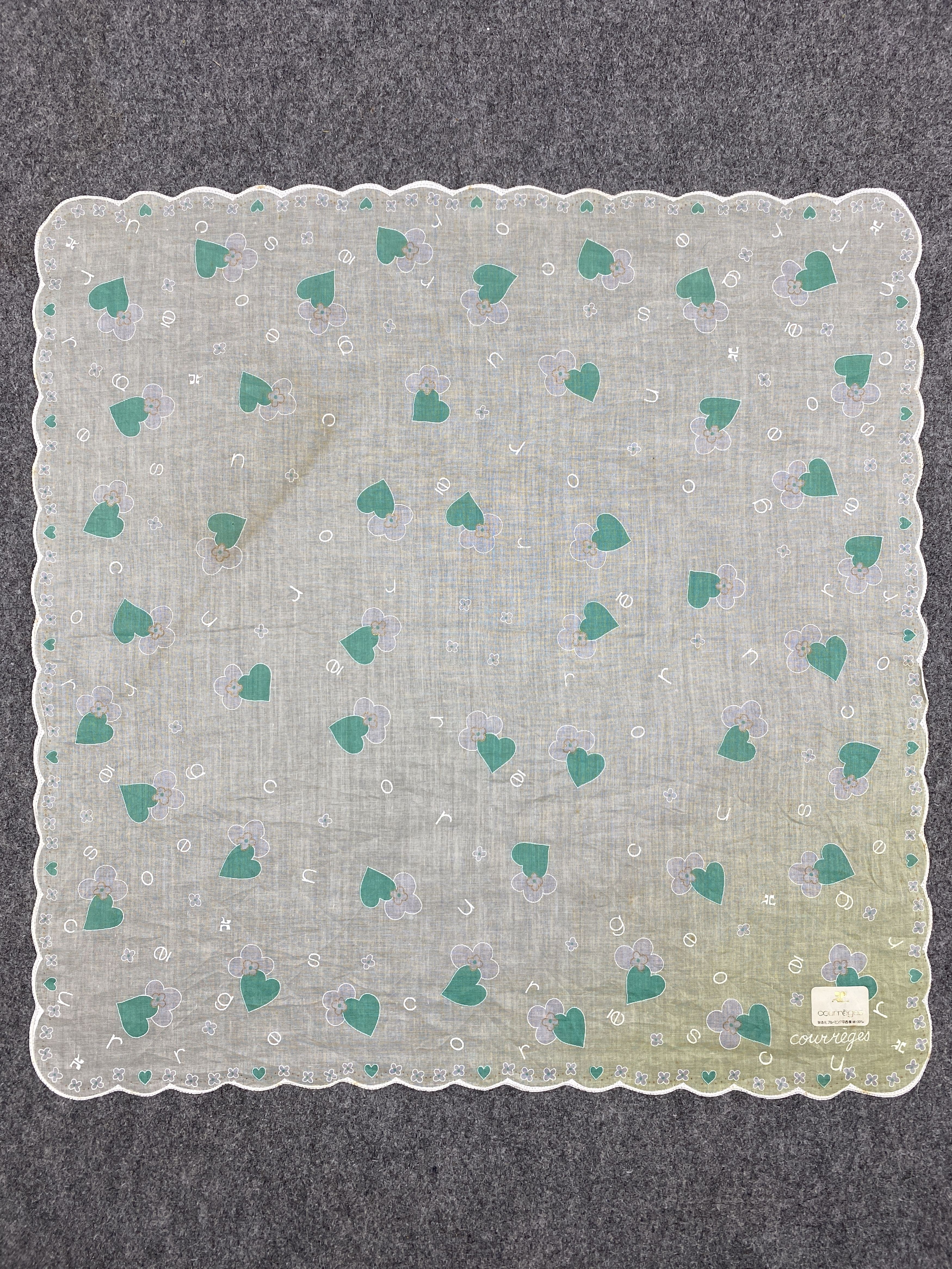 Courreges Courreges Handkerchief / Bandana / Neckerchief HKC0502 Size ONE SIZE - 4 Thumbnail