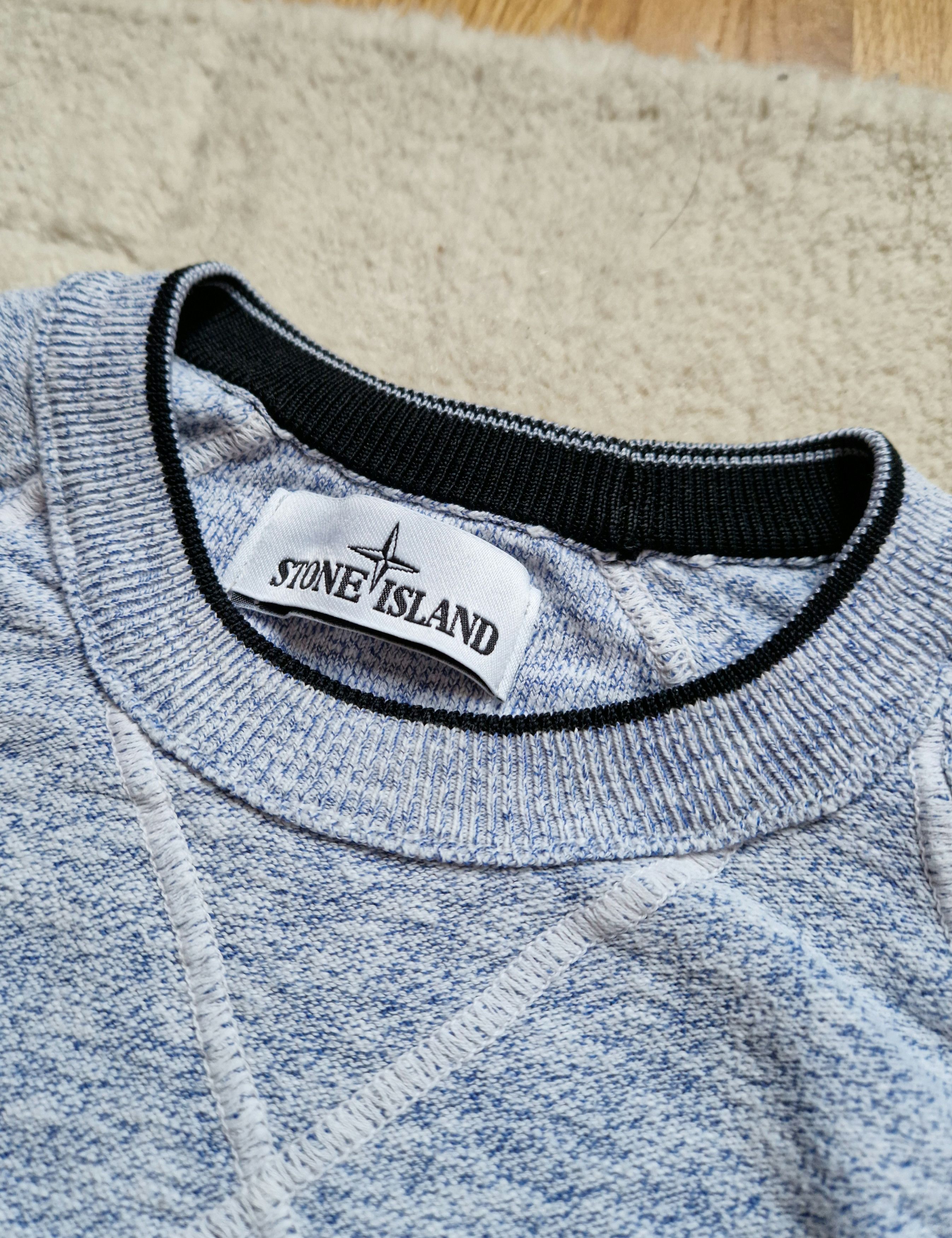 Stone Island × Vintage Stone island reverse seam baby blue sweatshirt y2k vintage Size US M / EU 48-50 / 2 - 3 Thumbnail
