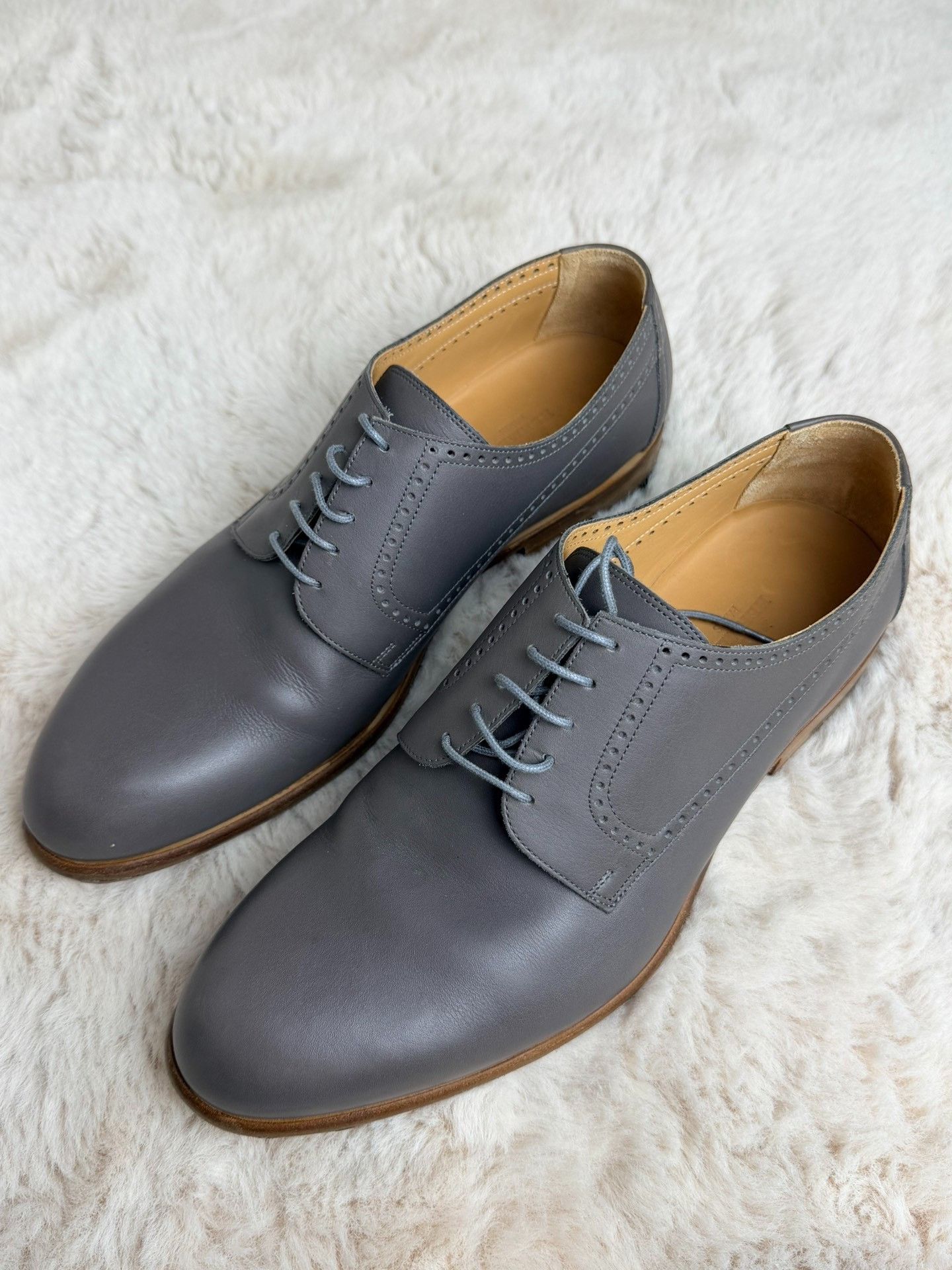 Hermes Hermes Leather Gray Lowtop Sneakers 6 Men Size US 6 / EU 39 - 1 Thumbnail