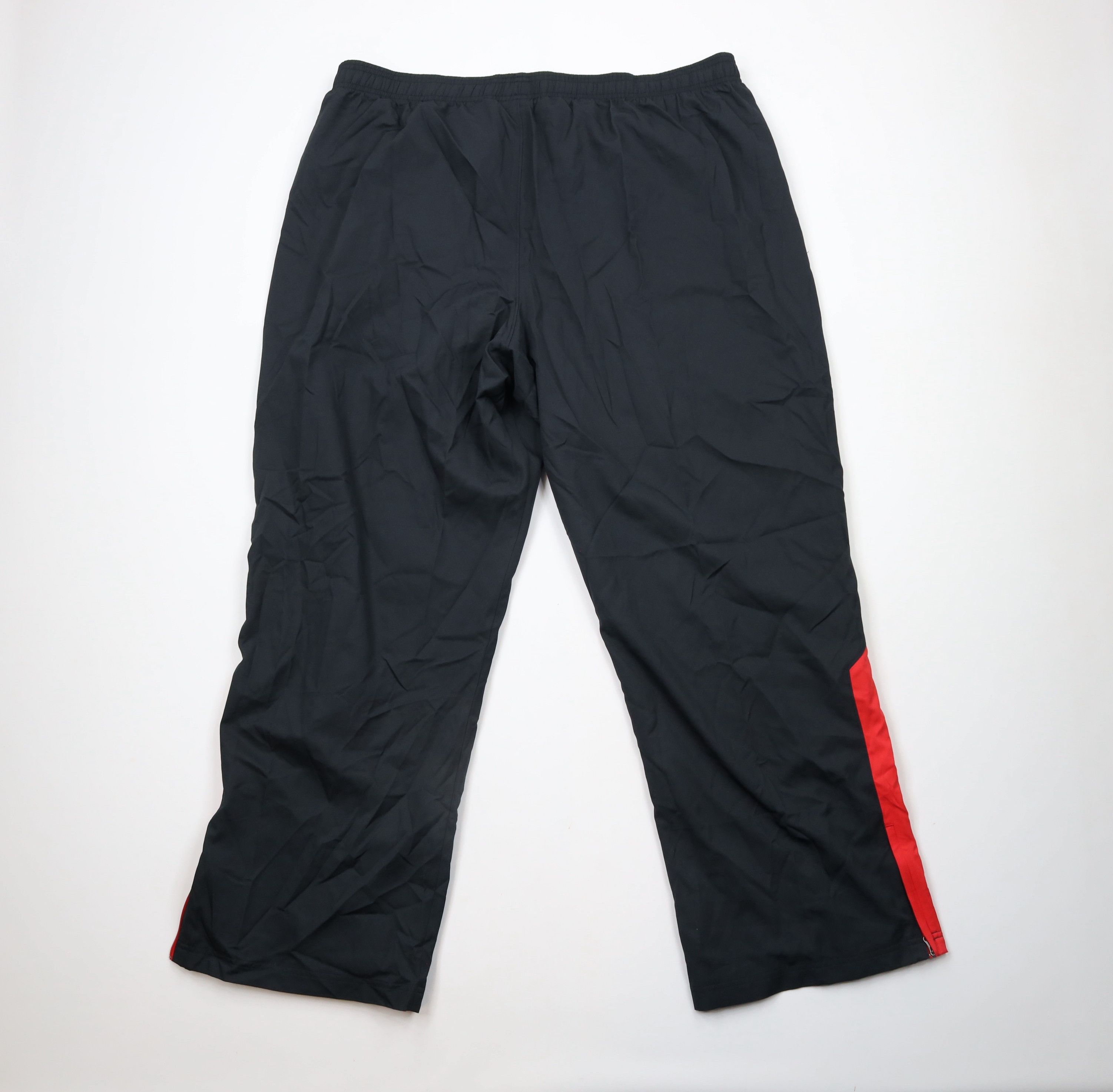 Under Armour × Vintage Under Armour Fit Lined Wide Leg Windbreaker Rain Pants Black Size US 42 / EU 58 - 13 Thumbnail