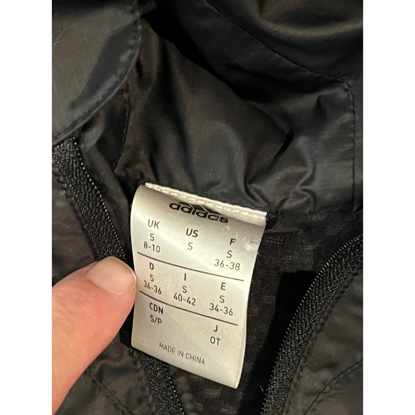 Adidas Adidas Full Zip Windbreaker Hoodie Womans M (8-10) Size M / US 6-8 / IT 42-44 - 3 Thumbnail