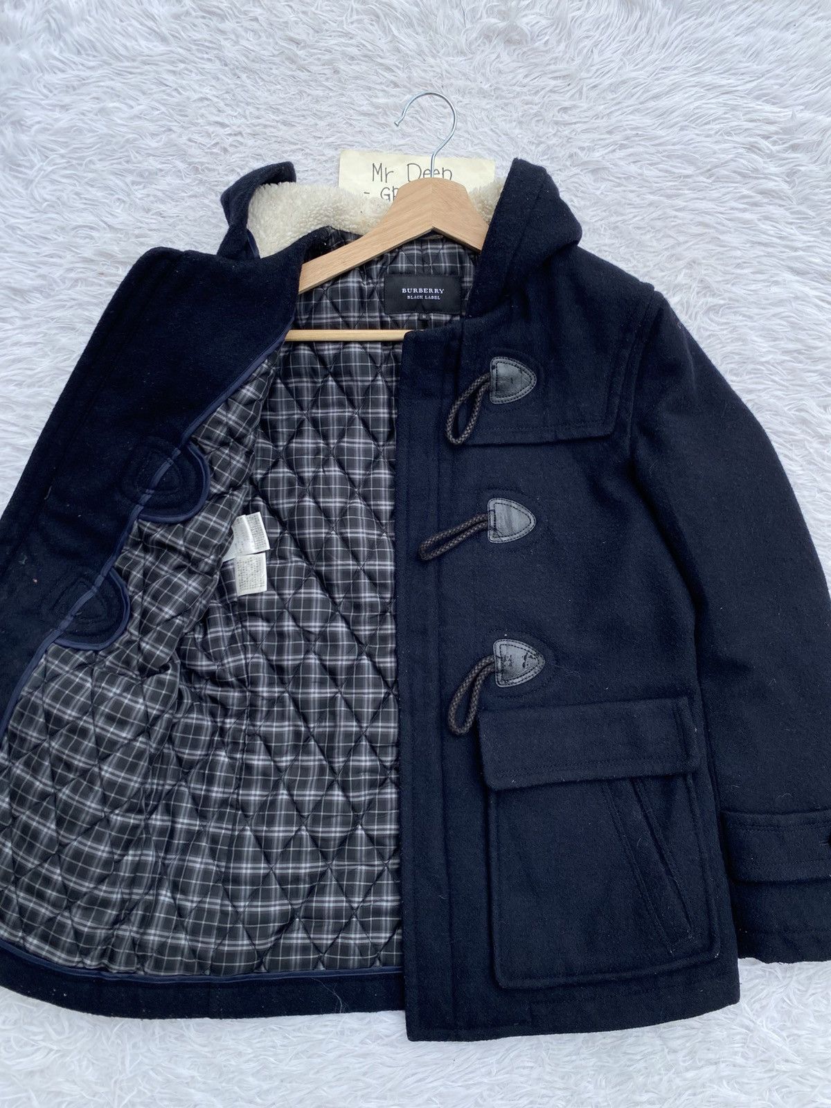 Burberry Rare Burberry Wool Duffle Coat Hooded Jacket Size US M / EU 48-50 / 2 - 9 Thumbnail