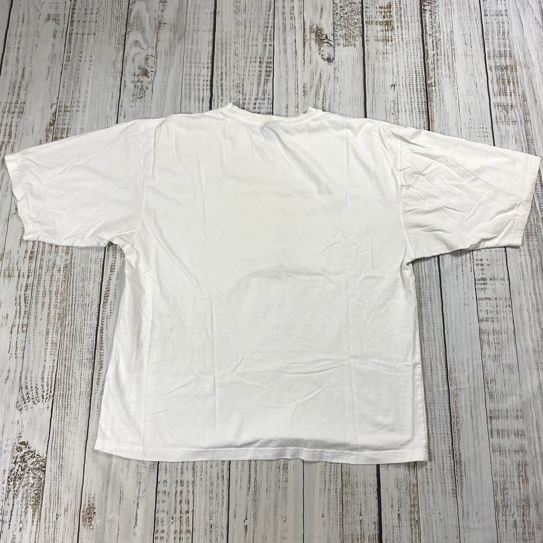 Denime VINTAGE Exsto White T-Shirt Hip Hop Streetwear Men 3XL Cotton Crew Neck 2000s Size US XXL / EU 58 / 5 - 5 Thumbnail