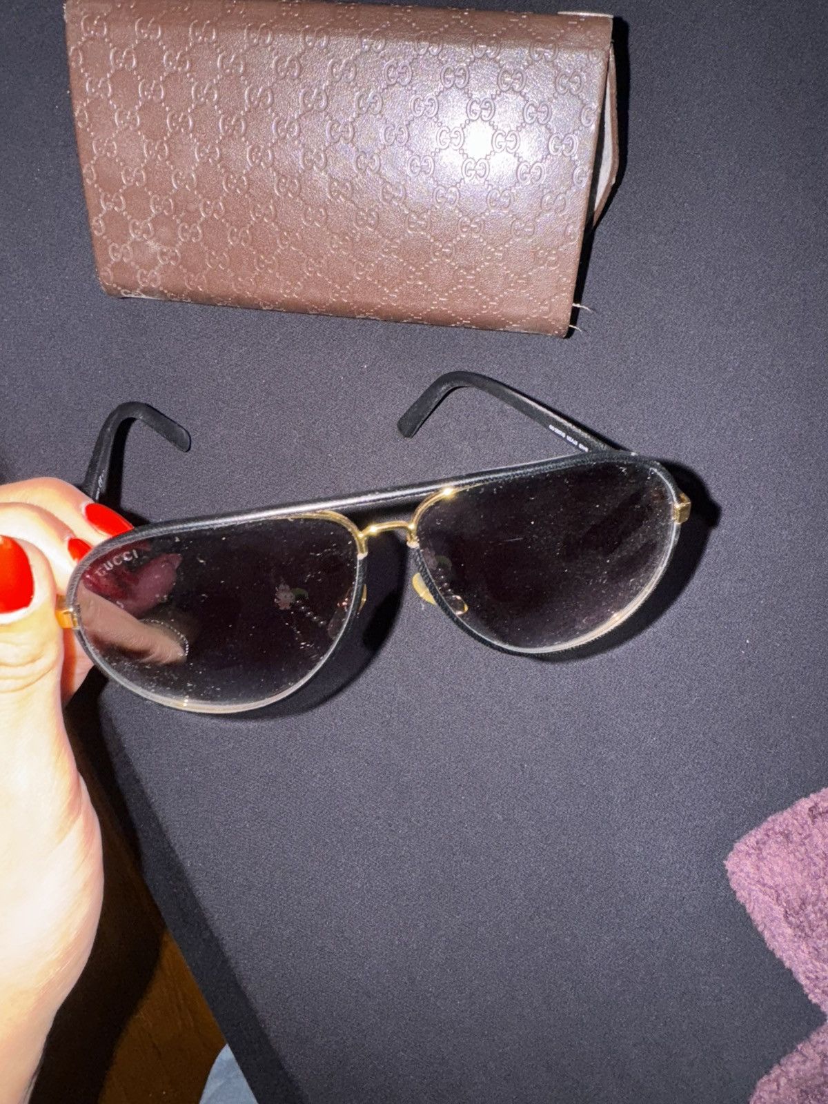 Gucci Gucci shades Size ONE SIZE - 1 Thumbnail