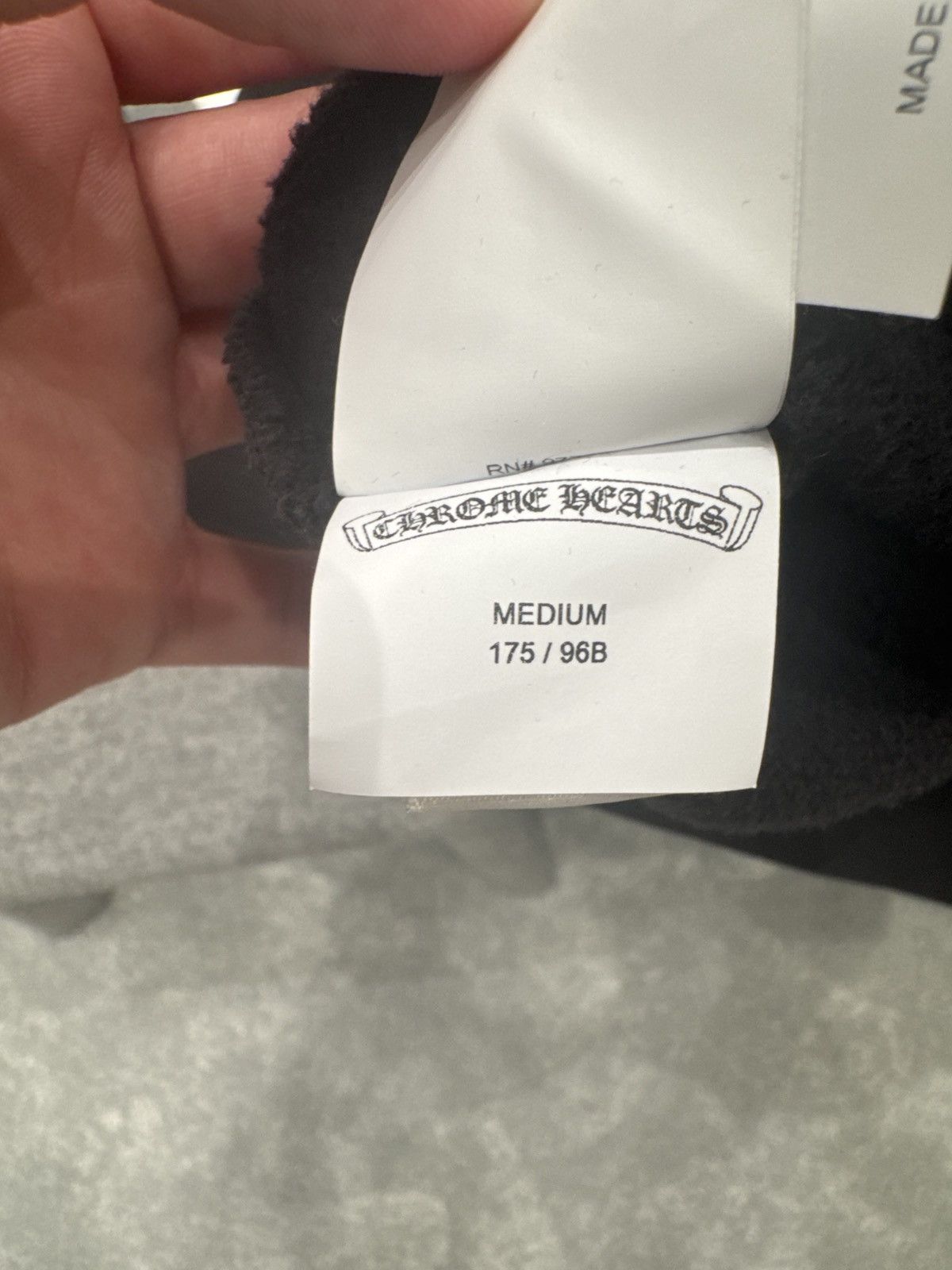 Chrome Hearts Black chrome hearts custom leather patch hoodie Size US M / EU 48-50 / 2 - 10 Thumbnail