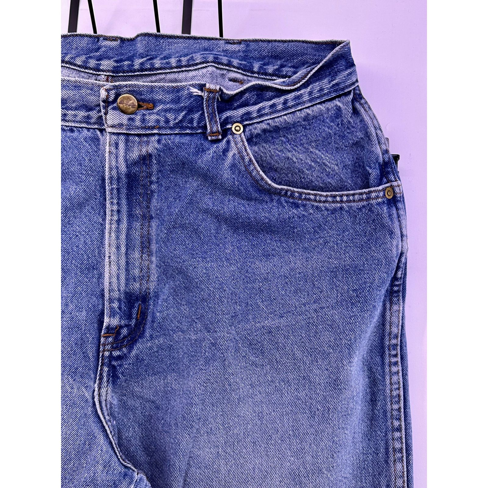 Chic & Mode Vintage 80’s Womens Size 34 Chic Jeans High Waist Made USA Size 34" / US 12 / IT 48 - 8 Thumbnail