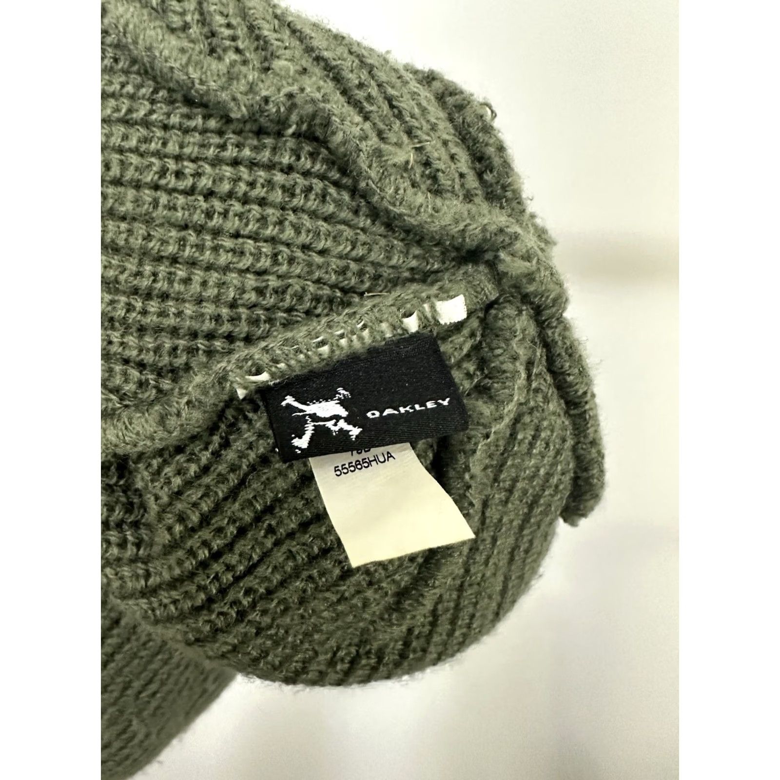 Oakley VINTAGE Oakley Beanie Cap Hat Green Streetwear Adult One Size Knit Size ONE SIZE - 3 Thumbnail