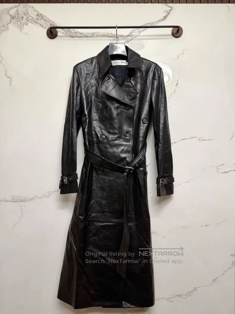Dior Dior Black small bee sheepskin trench coat Size XS / US 0-2 / IT 36-38 - 1 Thumbnail