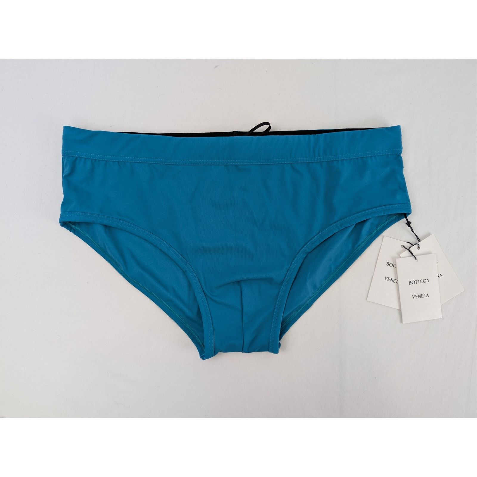 Bottega Veneta o1rshd1 Stretch Interlock Nylon Swimwear Man Short in Blue Size US 36 / EU 52 - 1 Thumbnail