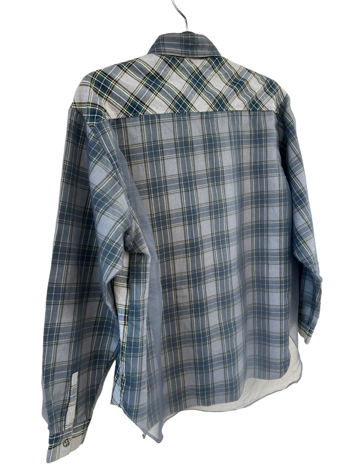 20471120 Vintage 90s MILK BOY Japan Hybrid Flannel Shirt Size US L / EU 52-54 / 3 - 17 Thumbnail