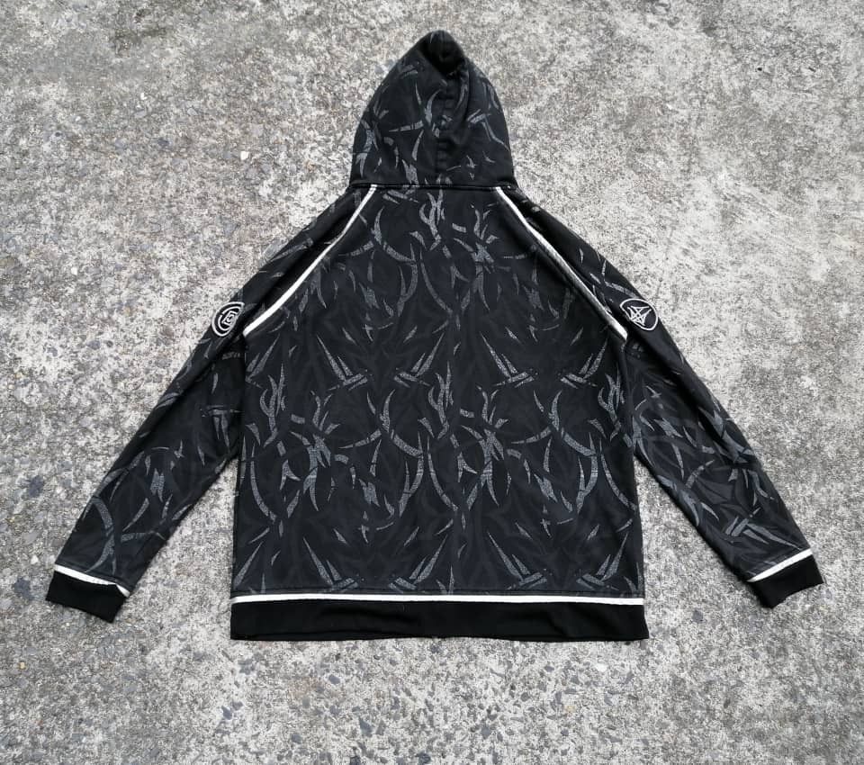 Hypebeast Alienegra Balaclava Mask Allover Print Zipper Hoodie Size US M / EU 48-50 / 2 - 14 Thumbnail