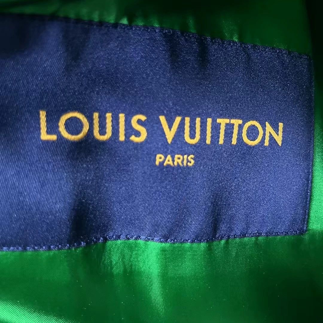 Louis Vuitton louis vuitton green letter baseball jacket Size US L / EU 52-54 / 3 - 2 Thumbnail