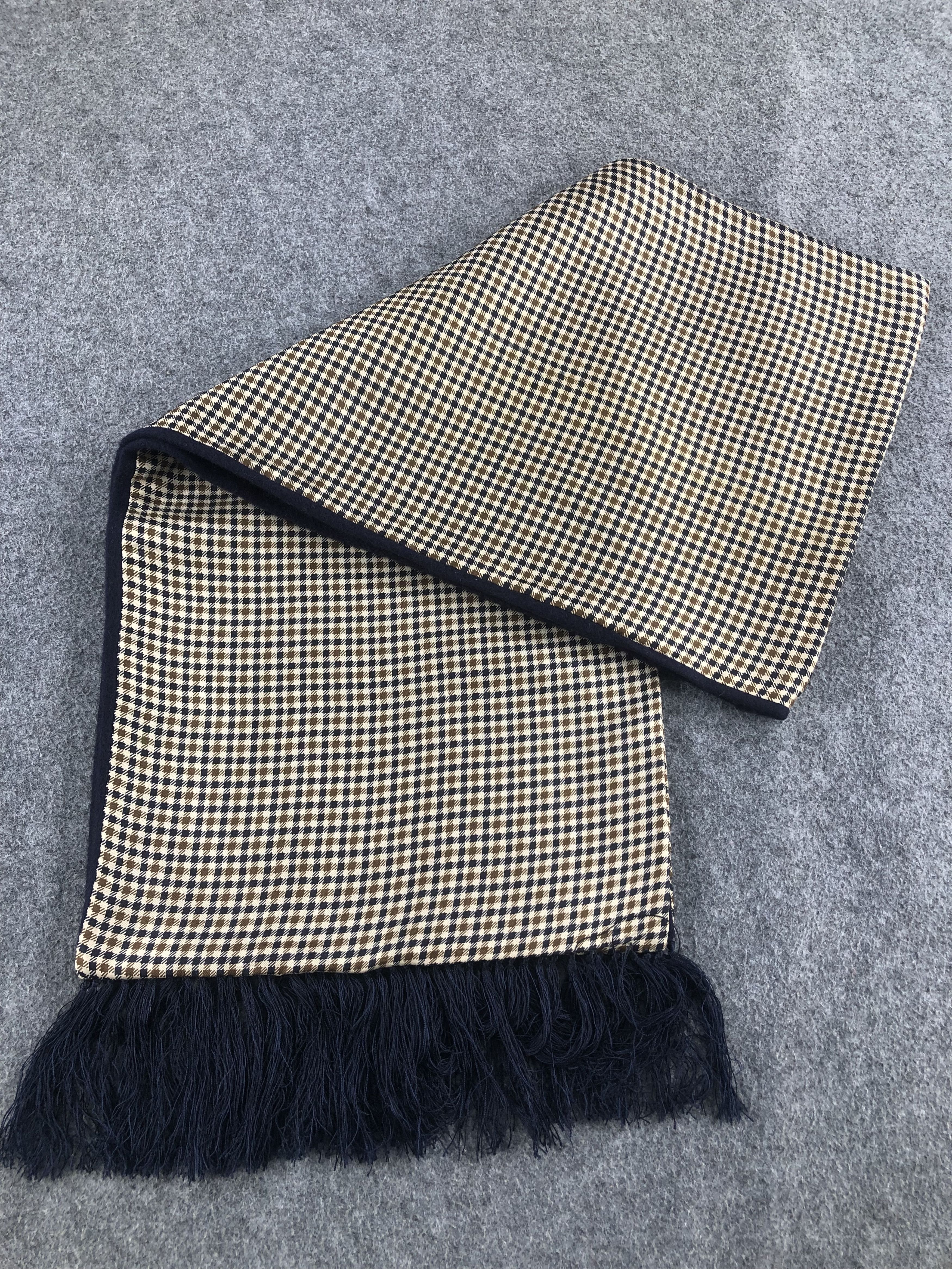 Aquascutum Aquasqutum Silk Cashmere Scarf / Muffler / Neckwear Size ONE SIZE - 5 Thumbnail