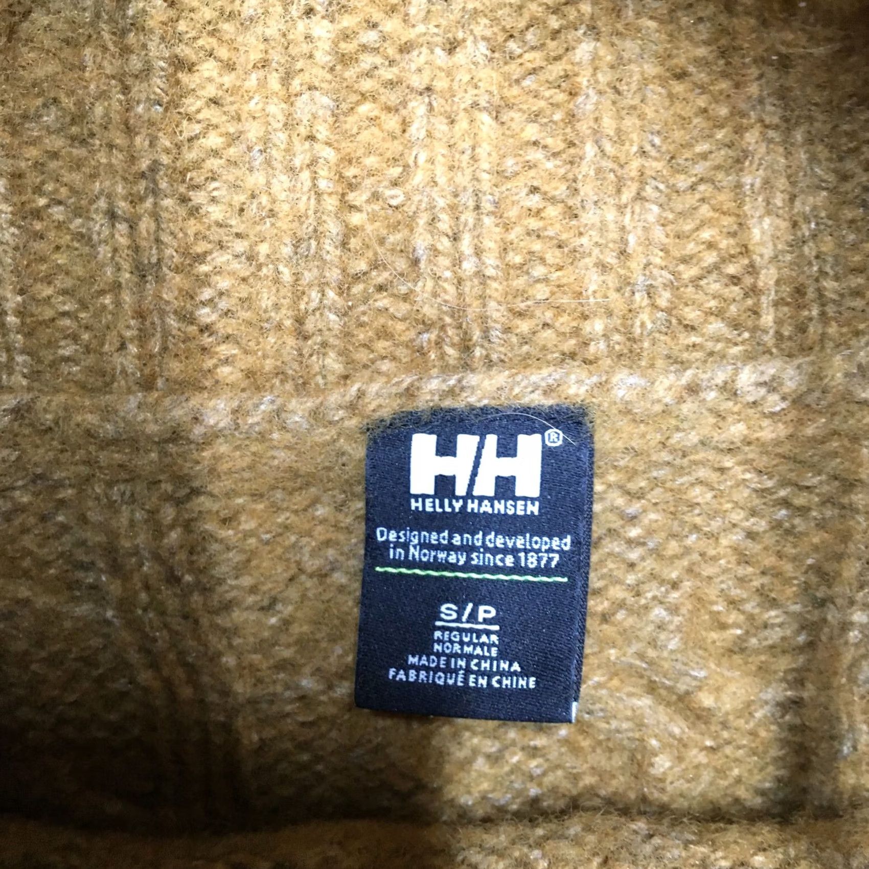 Helly Hansen Helly Hansen Sweater Women Small S Gold Turtleneck Cable Knit Arctic Ocean Size S / US 4 / IT 40 - 5 Thumbnail