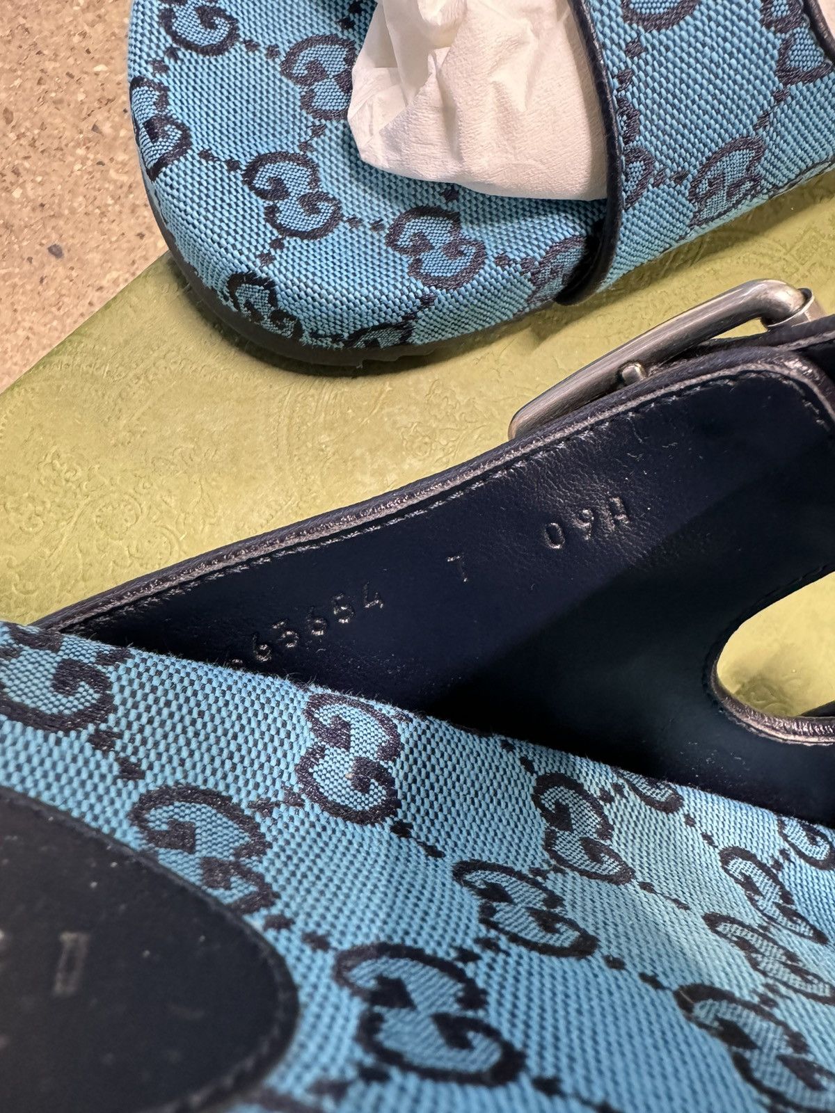 Gucci Gucci GG Supreme Canvas Jacquard Sandals Slides 790$ Size US 8 / EU 41 - 8 Thumbnail