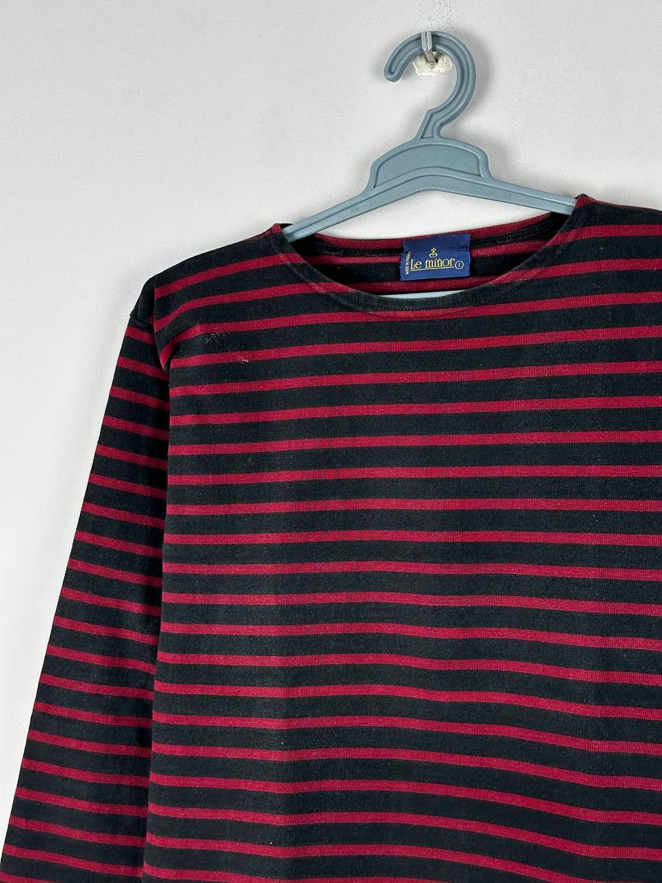 Vintage Le minor made in France striped longsleeve sweatshirt unisex Size US M / EU 48-50 / 2 - 3 Thumbnail