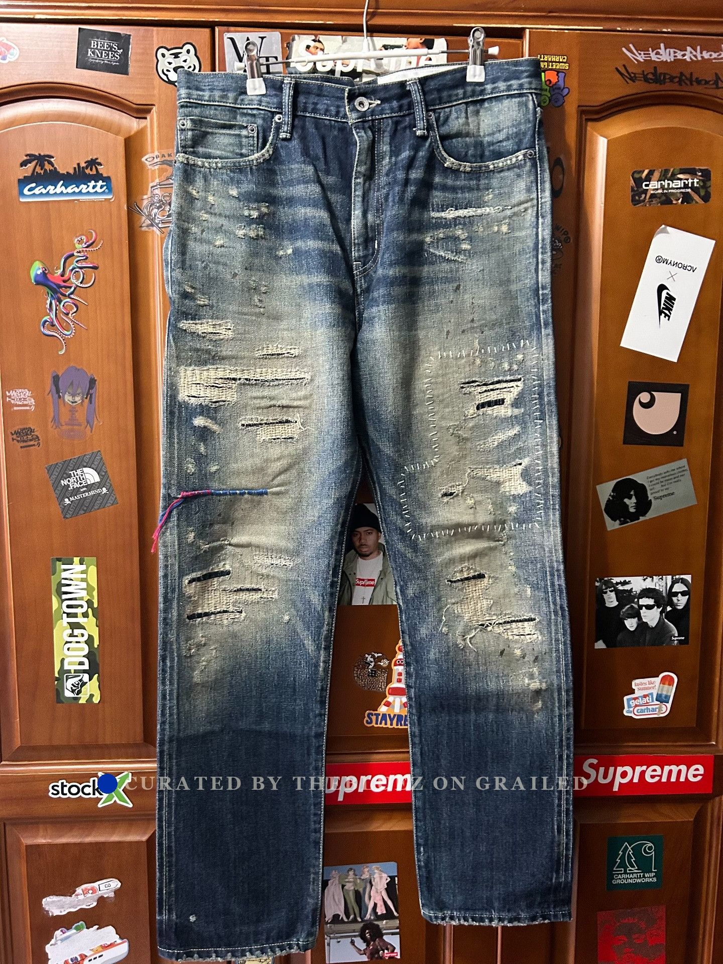Neighborhood NEIGHBORHOOD 22AW SAVAGE DP MID Washed Denim Size US 30 / EU 46 - 1 Thumbnail