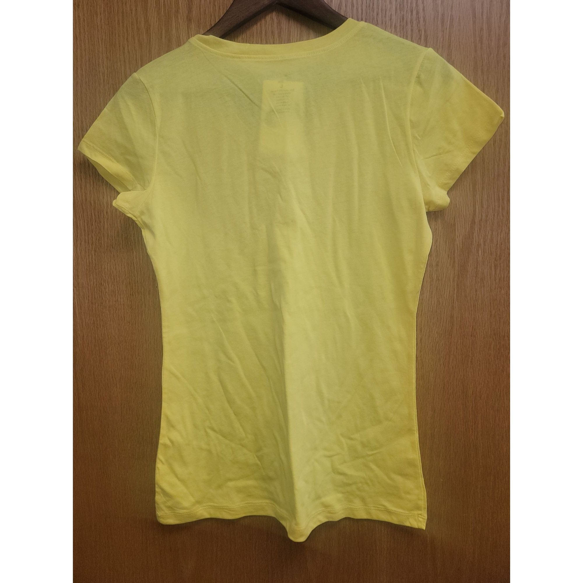 Other Yellow V-Neck Short Sleeve T-Shirt Women's Large By Blue Vel Size L / US 10 / IT 46 - 2 Thumbnail