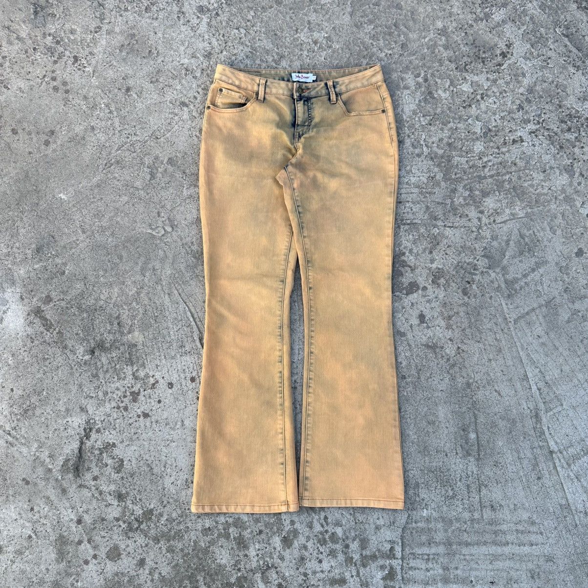 CCP (Crazy Character Print) Vintage Japanese Style Flare Jeans John Baner Size 42 Grunge Size 32" / US 10 / IT 46 - 1 Thumbnail
