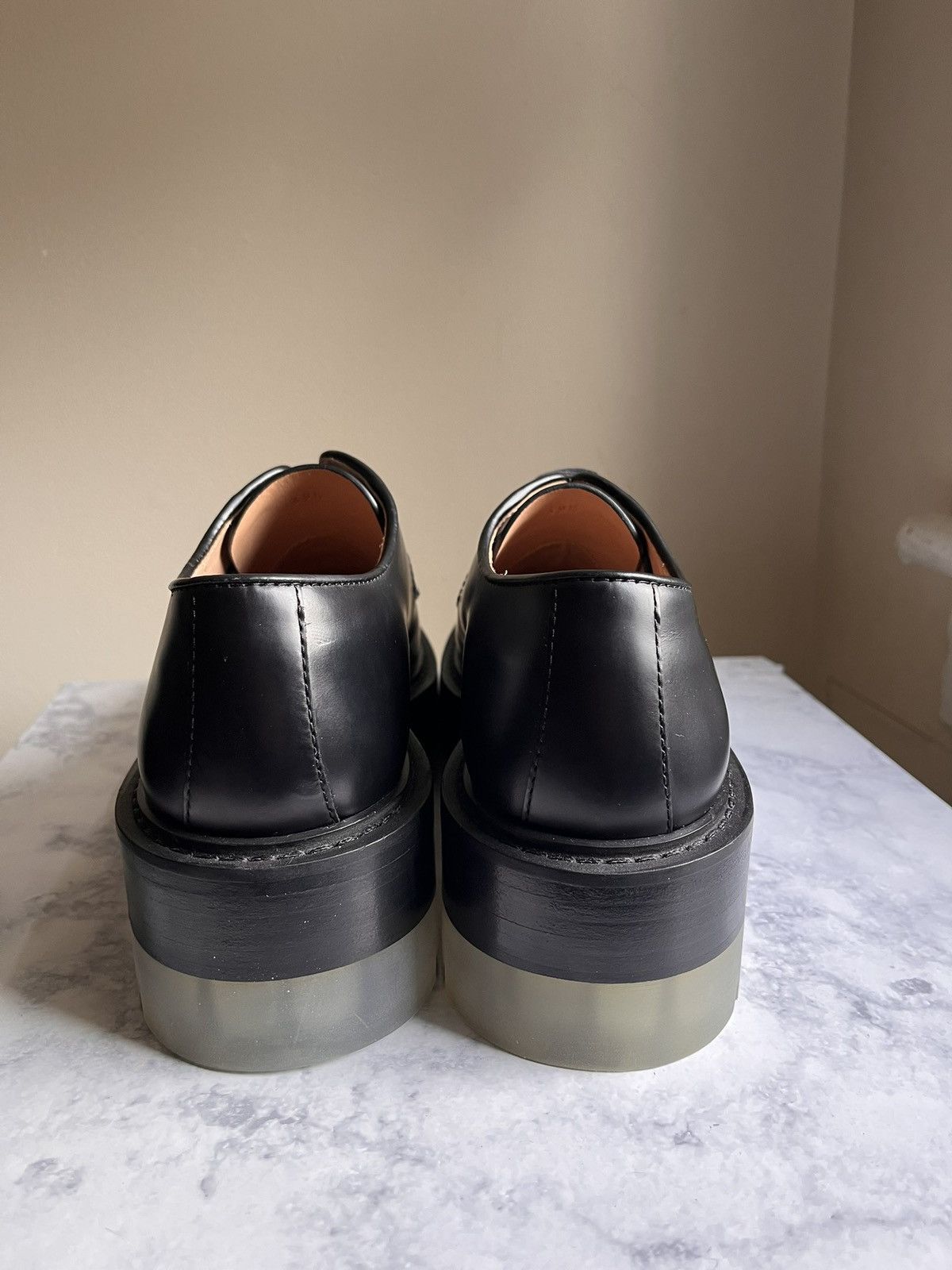 Bottega Veneta BOTTEGA VENETA STILT CHUNKY PLATFORM LACE UP DERBY'S 39/6.5 Size US 6.5 / EU 39-40 - 5 Thumbnail
