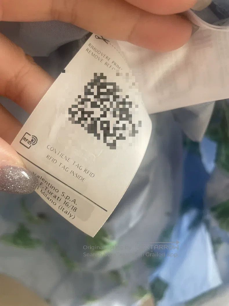 Valentino Valentino A light blue little floral dress Size XS / US 0-2 / IT 36-38 - 6 Thumbnail