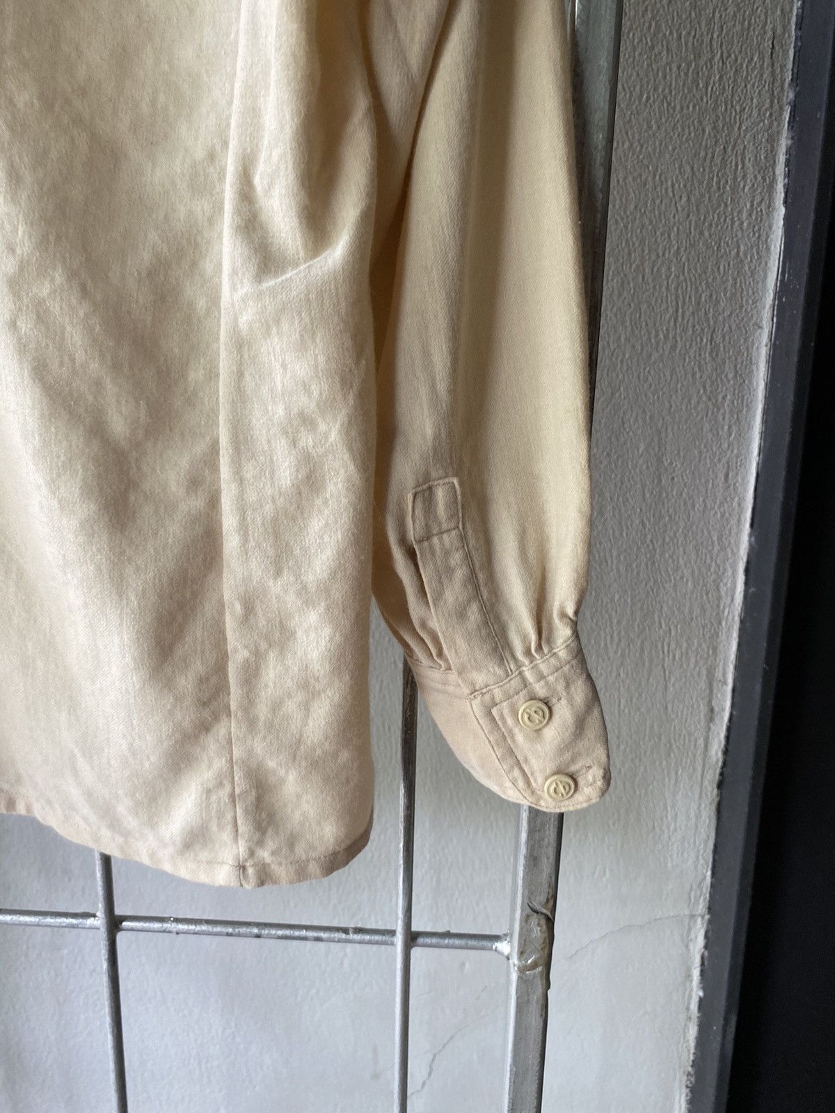Dior Christian Dior vintage beige shirt Size L / US 10 / IT 46 - 9 Thumbnail