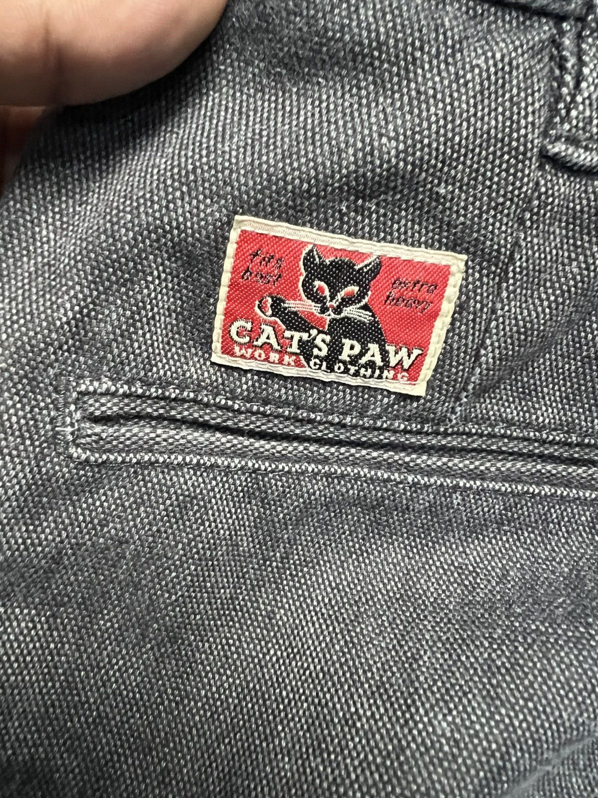 CAT'S PAW Cat's Paw Workwear Grey Duck Canvas Pants (43) Size US 33 - 12 Thumbnail