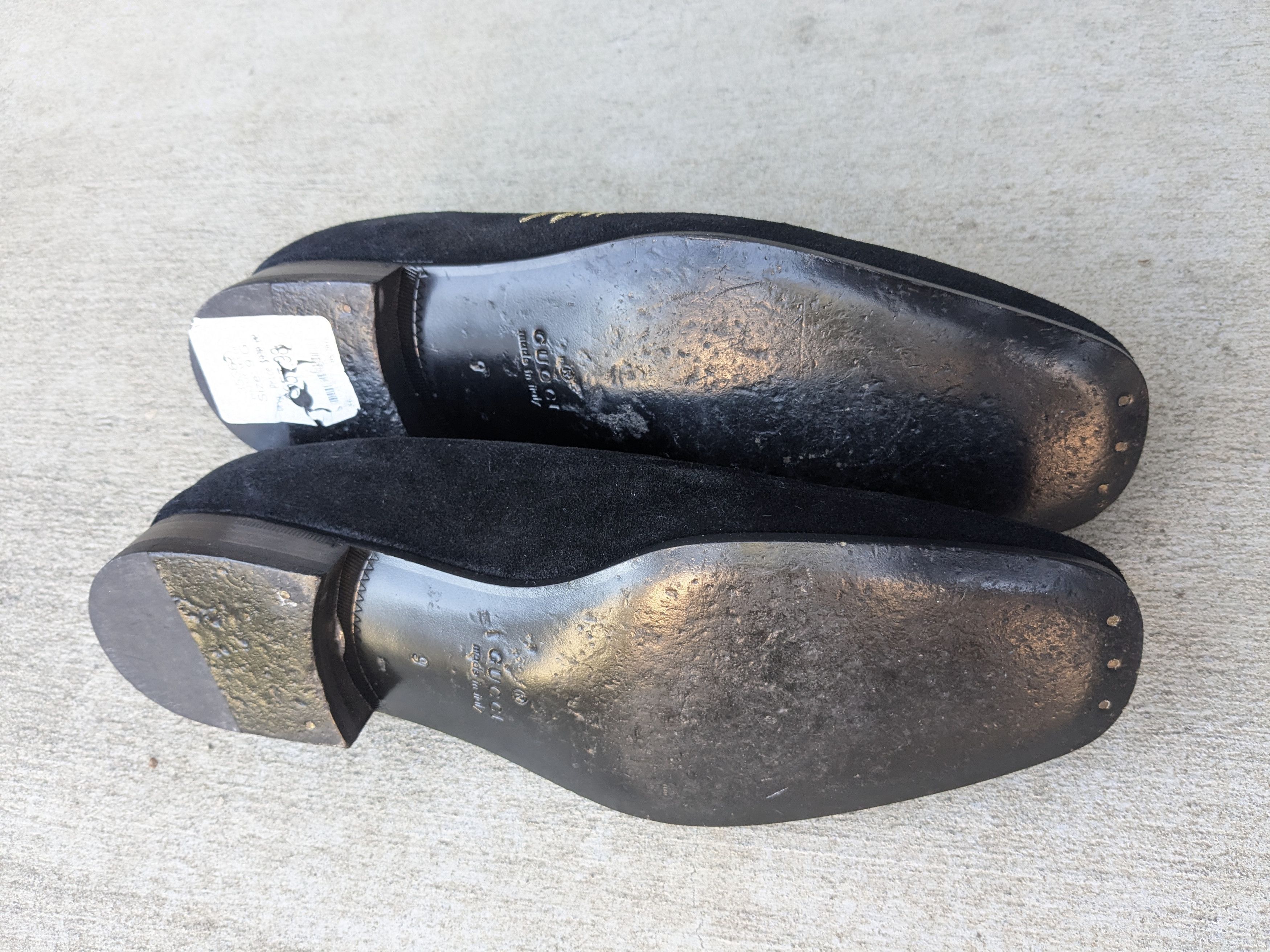 Gucci Gucci Loafers Dragon Black 9.5 Suede Slip Ons Size US 9.5 / EU 42-43 - 14 Thumbnail
