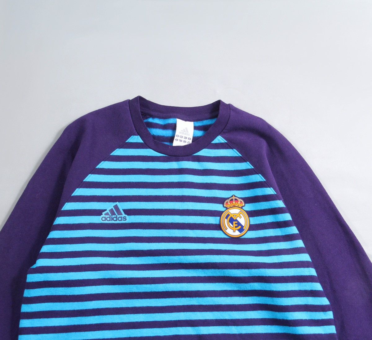 Adidas Adidas x Real Madrid Vintage 2012 Purple Sweater Soccer M Size US M / EU 48-50 / 2 - 2 Thumbnail