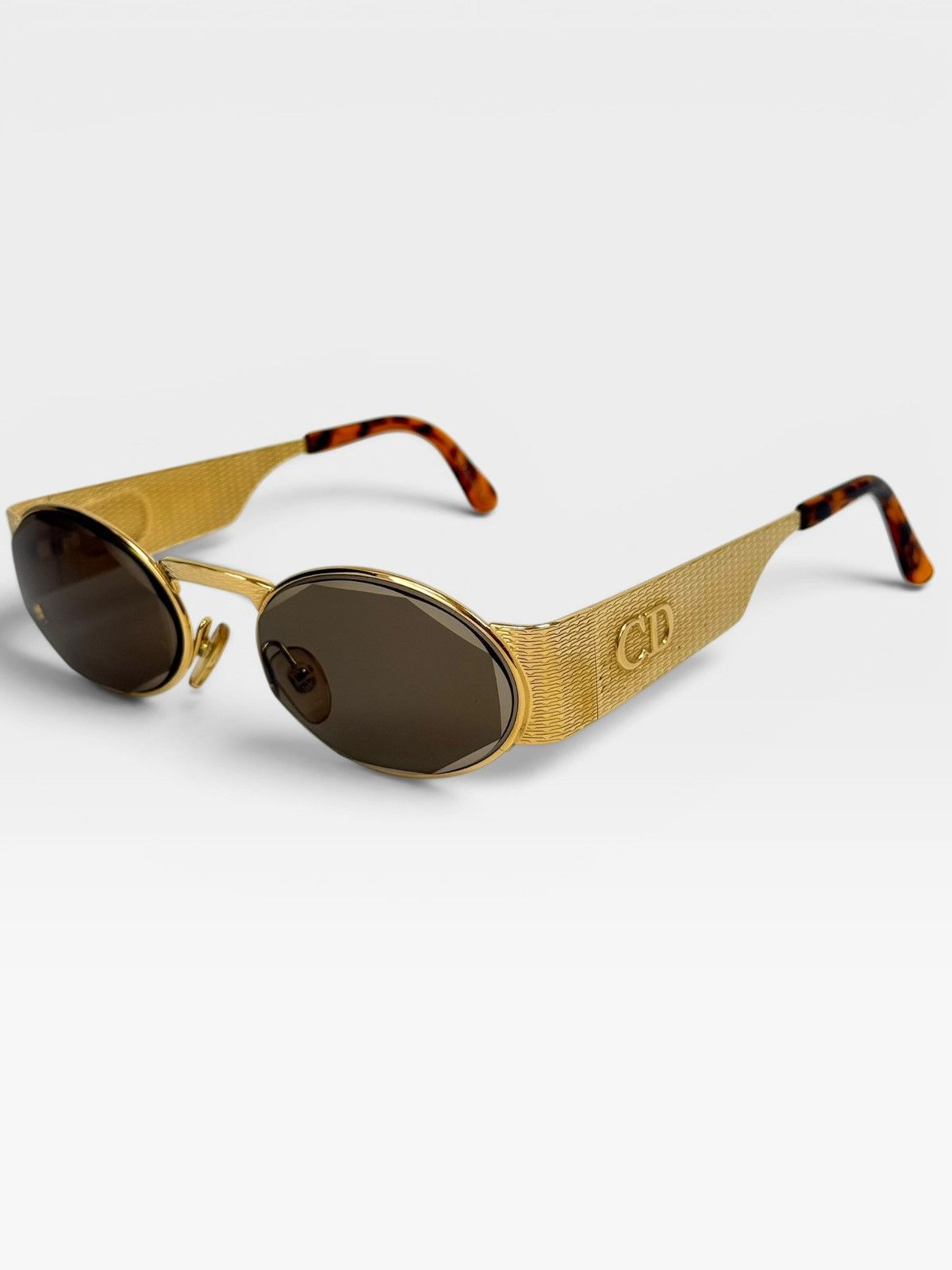 Dior 90'S VINTAGE DIOR SUNGLASSES IN GOLD Size ONE SIZE - 1 Thumbnail