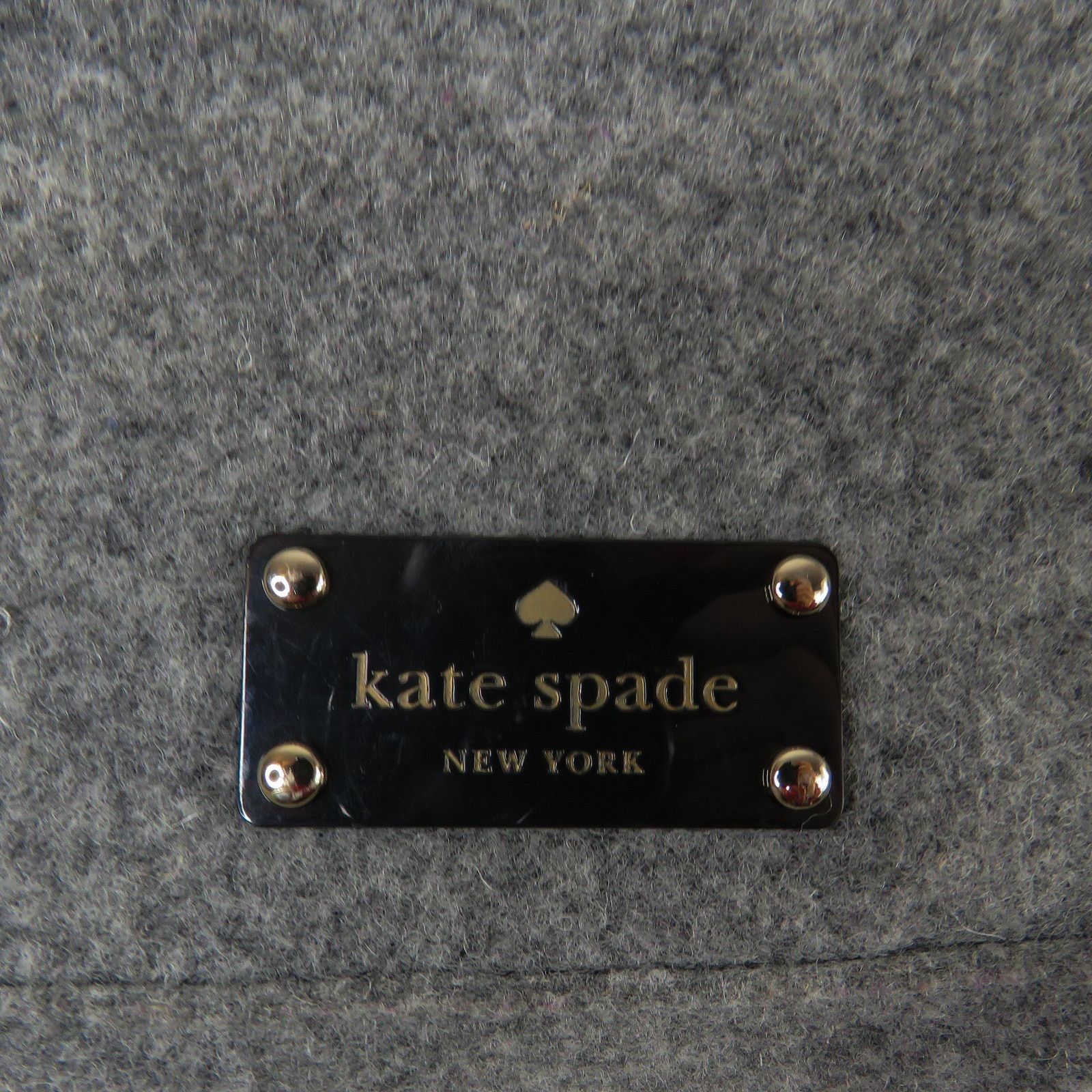 Kate Spade Kate Spade Raleigh Walker Park Wool Crossbody Bag Gray Size ONE SIZE - 9 Thumbnail
