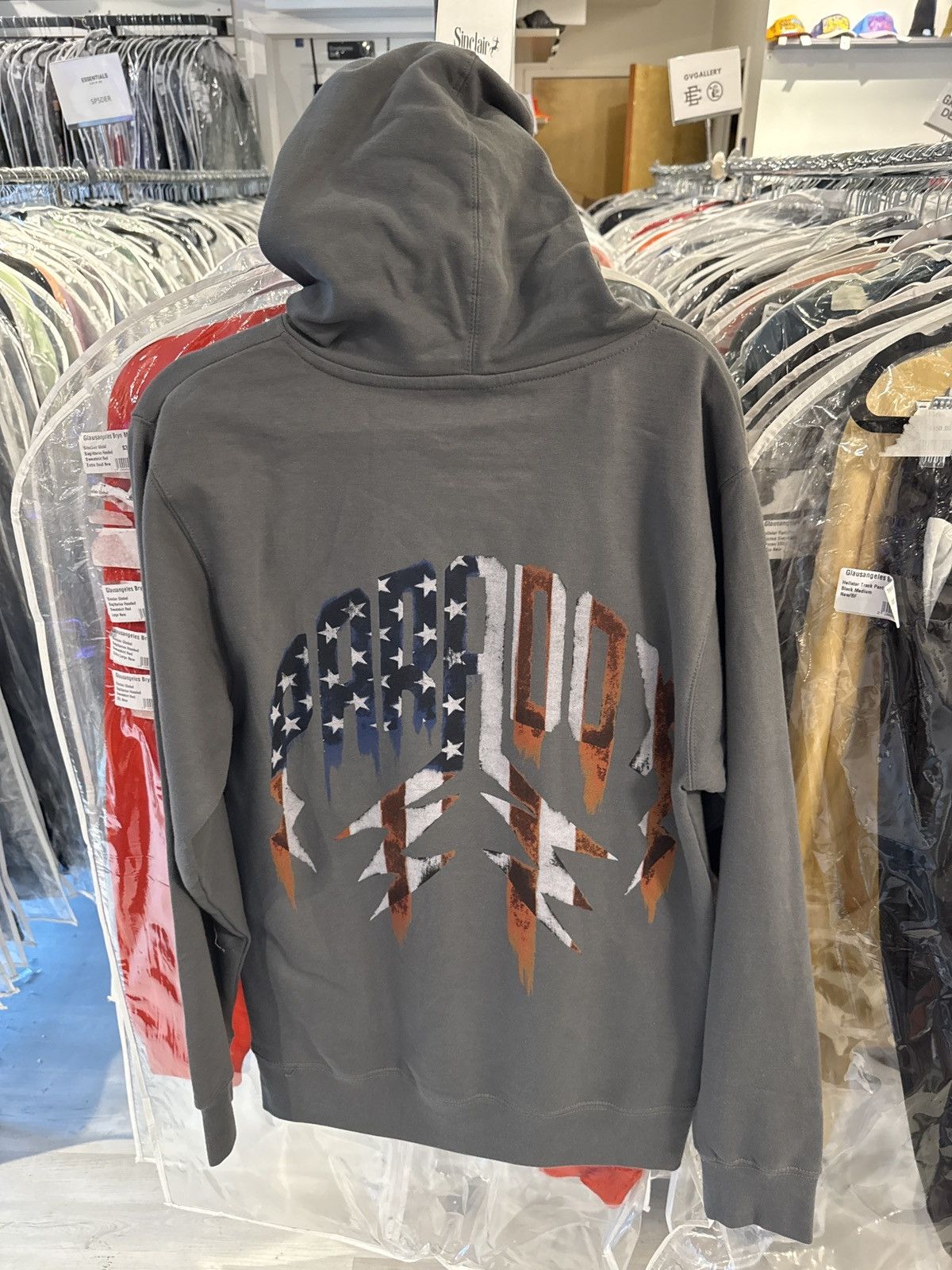 Other Paradox USA Hoodie Black/Grey Size US XS / EU 42 / 0 - 2 Thumbnail