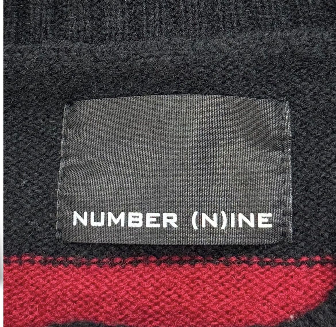 Number (N)ine Number nine WOOL WIDE STRIPED KNIT PULLOVER size 4 Size US L / EU 52-54 / 3 - 3 Thumbnail