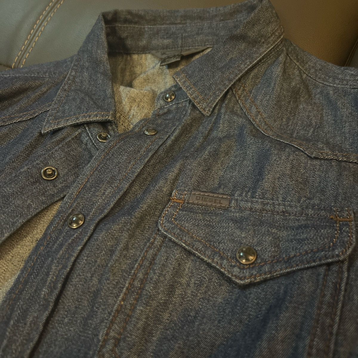 Diesel DIESEL Western shirt Size US L / EU 52-54 / 3 - 4 Thumbnail