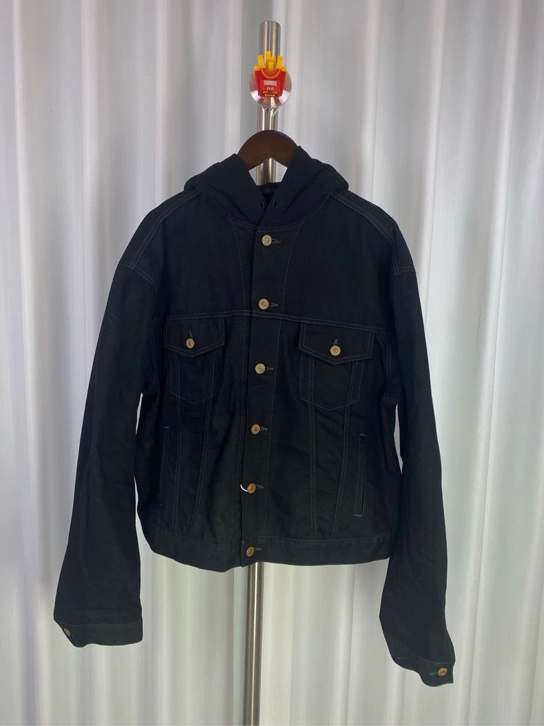Balenciaga Balenciaga size 44 Black hooded denim jacket Size US S / EU 44-46 / 1 - 1 Thumbnail